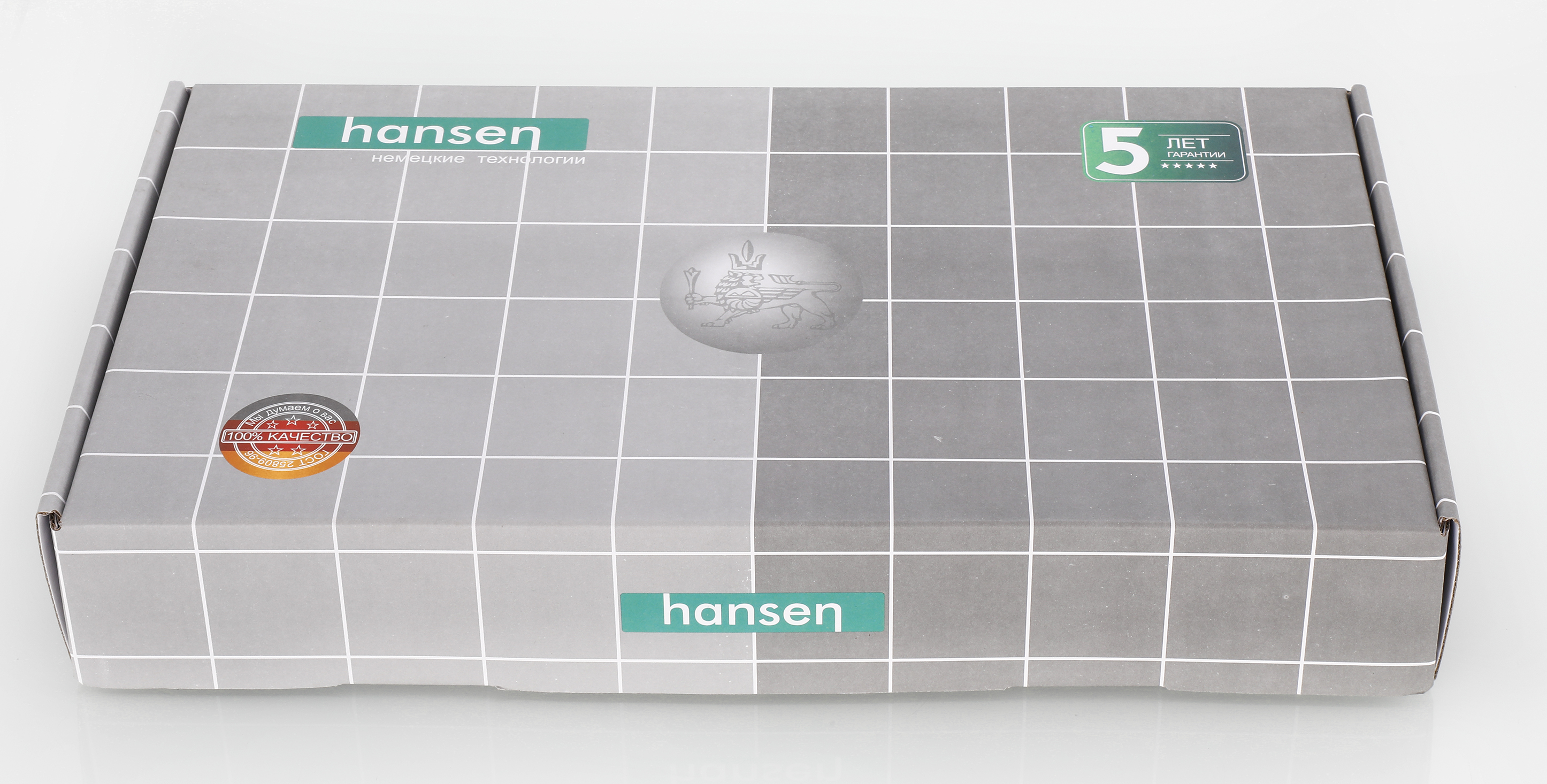 53304-B Смес. из НЕРЖ. для кух. (СВ. БЕЖ.) HANSEN  (20/1шт)