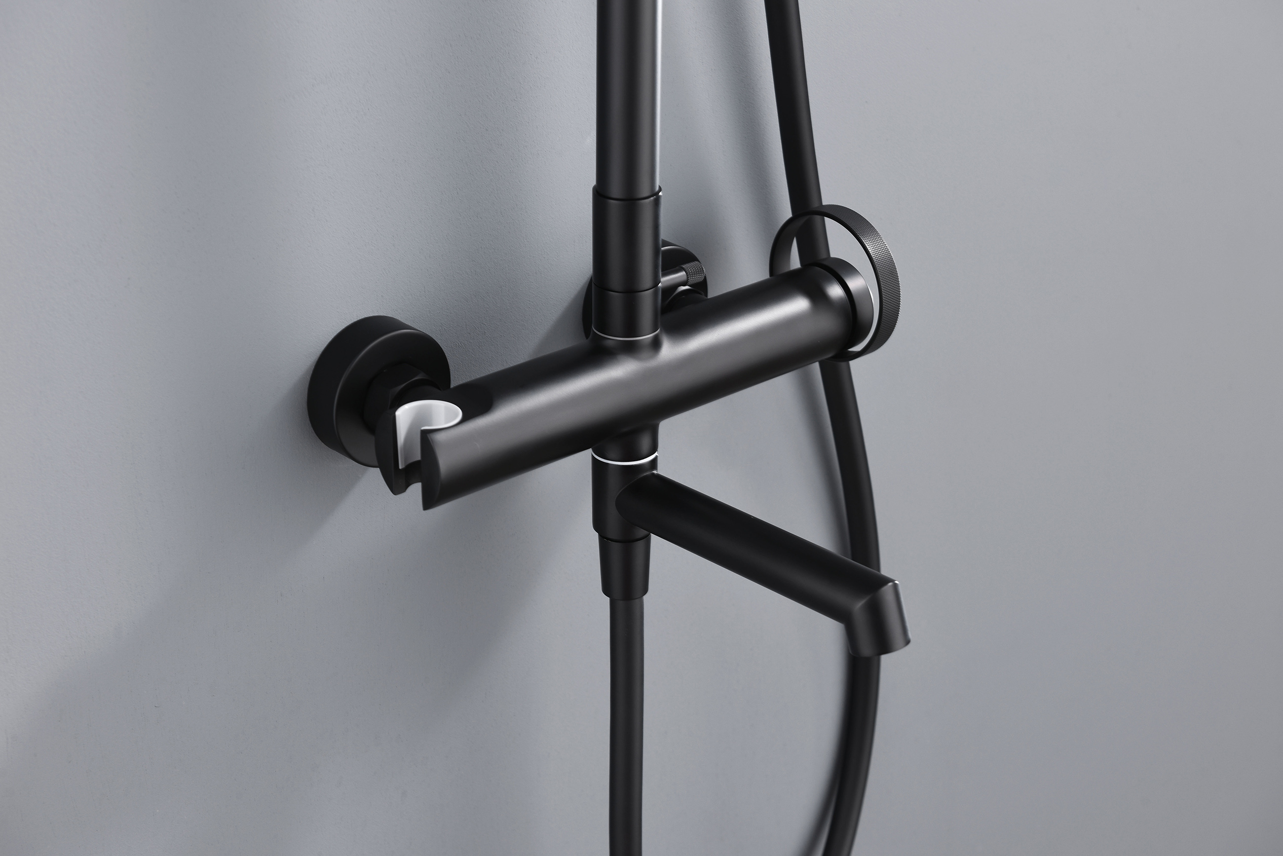 19162-C Душевая система (ЧЕРНЫЙ) GANZER (5/1шт)