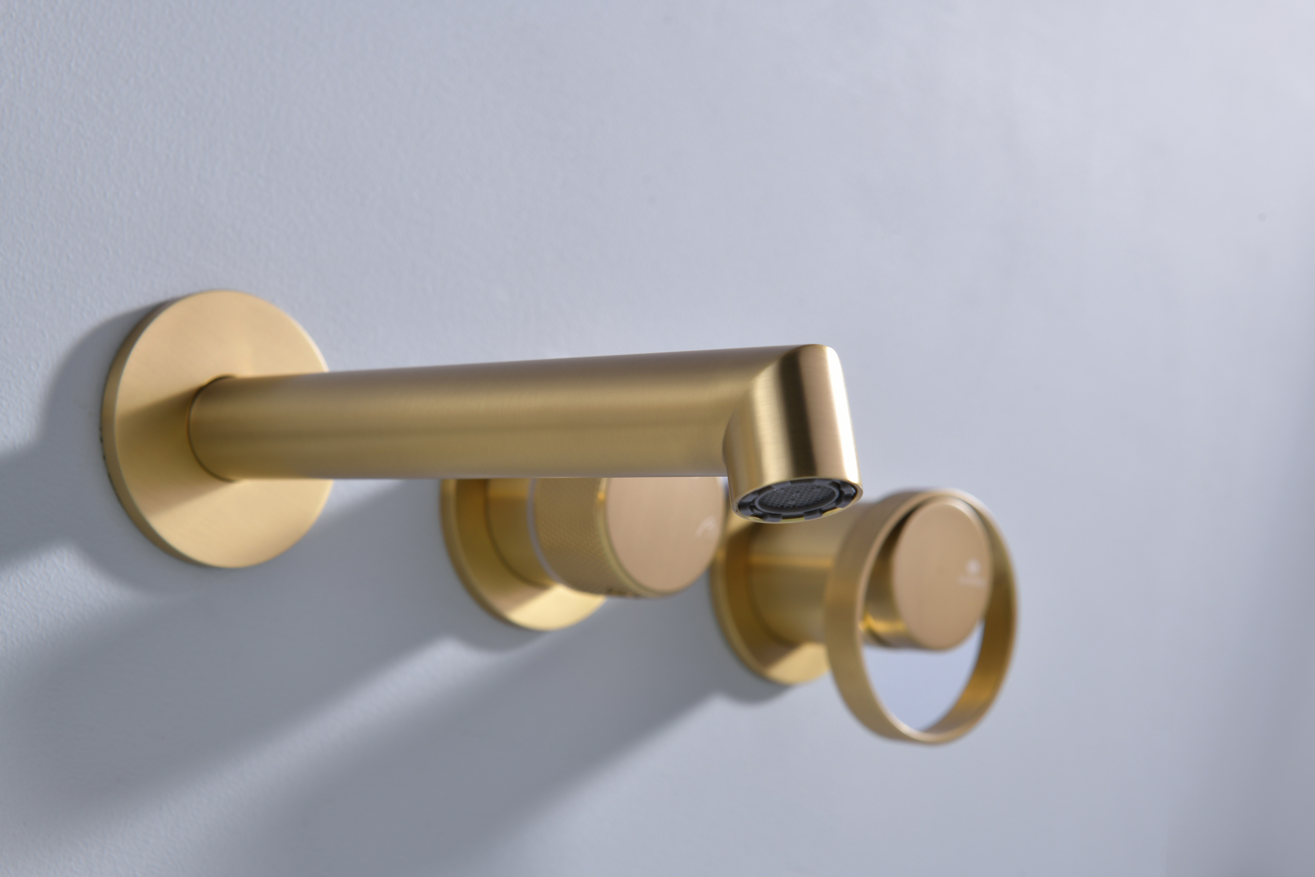 19134-S Встроенный смес. для ванны  (Мат. Золото) GANZER  (6/1шт)