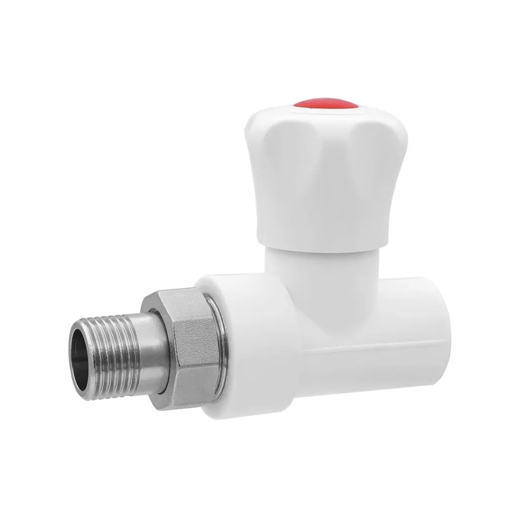 Вентиль прямой ПП Ф25*3/4 для радиатора  Vieir  (55/1шт)