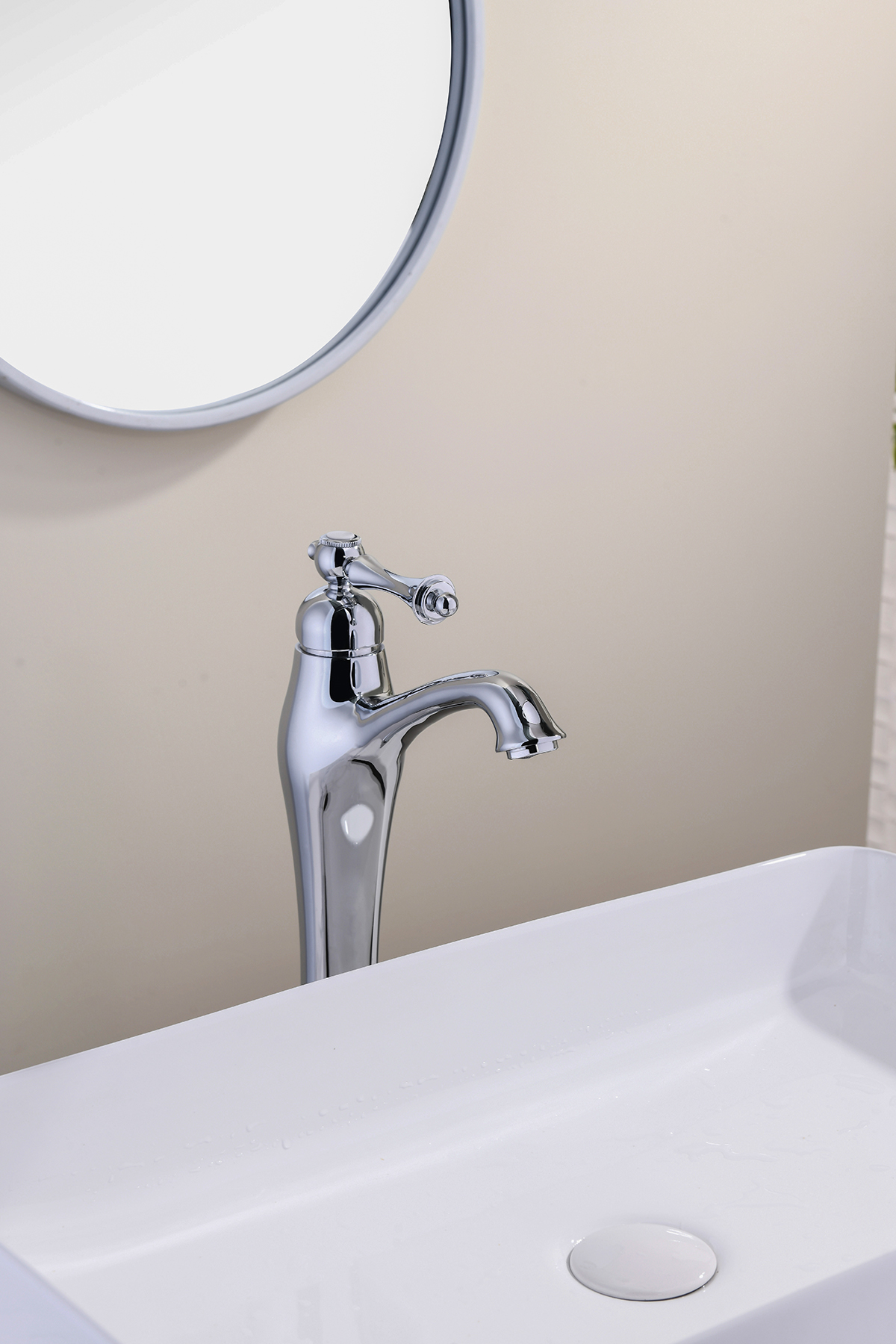 77013 Смеситель од. для раковины-чаши (ХРОМ)  GANZER  (10/1шт)