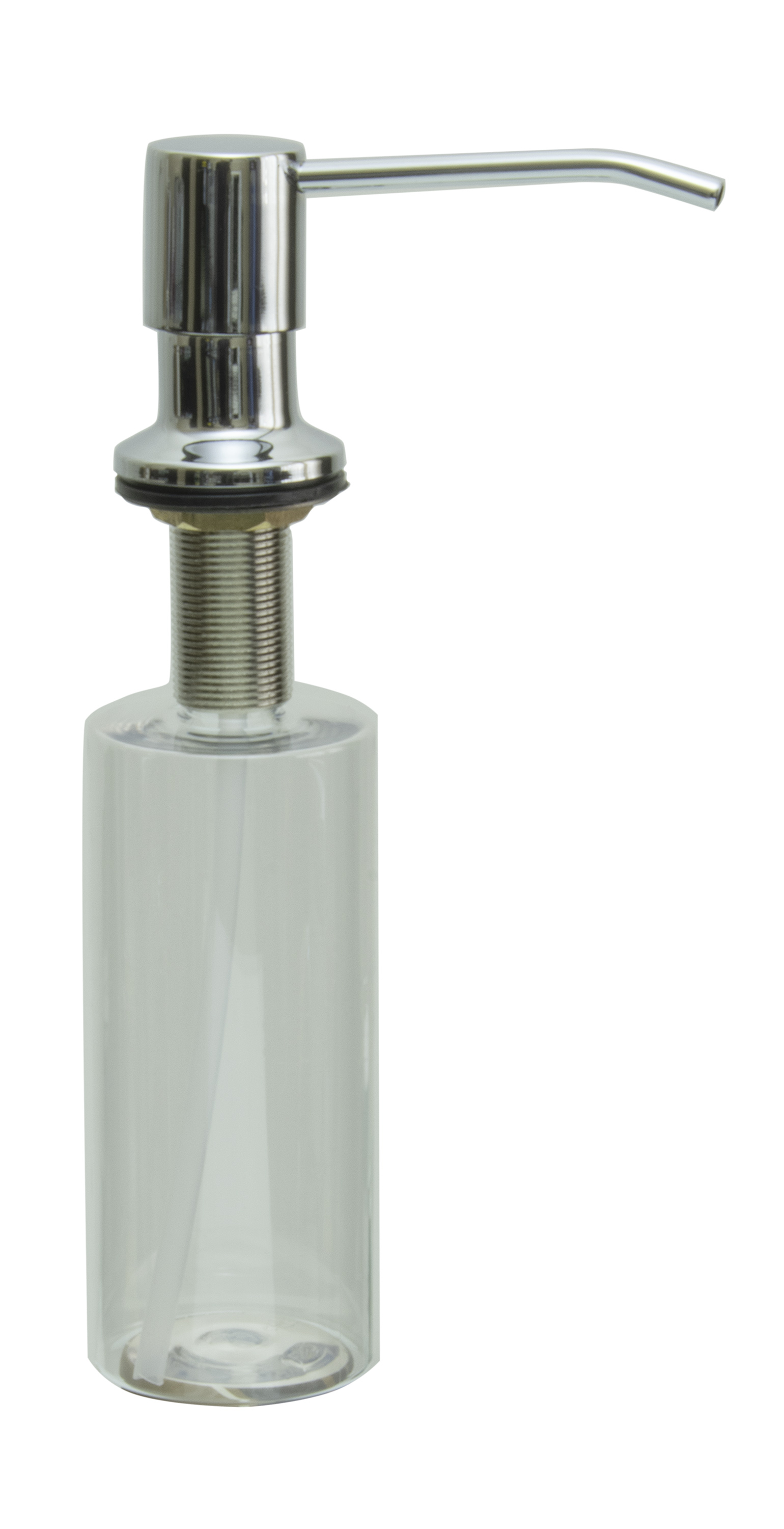 Дозатор врезной КРУГ, для мойки 300мл  (ХРОМ)  HANSEN  (46/1шт)