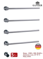 96064 Встроенный ЭЛ. П-сушител на 4 полки (ХРОМ)  GANZER (3/1шт)