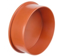 ПВХ  РЫЖАЯ  заглушка Ф110  ViEiR  (140/10шт)