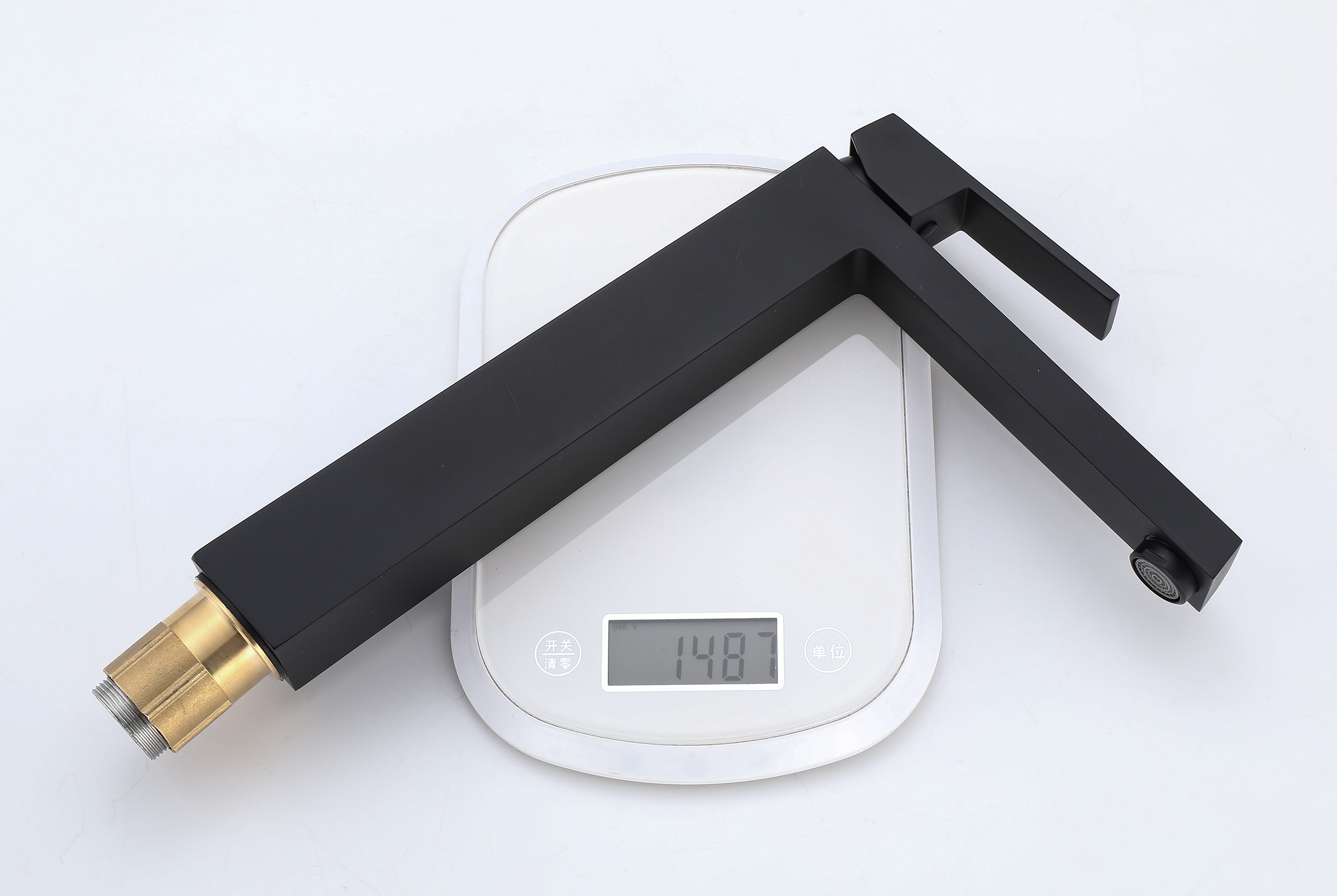 11095-C Смеситель од. для раковины-чаши (ЧЕРНЫЙ) HansenPRO  (10/1шт)