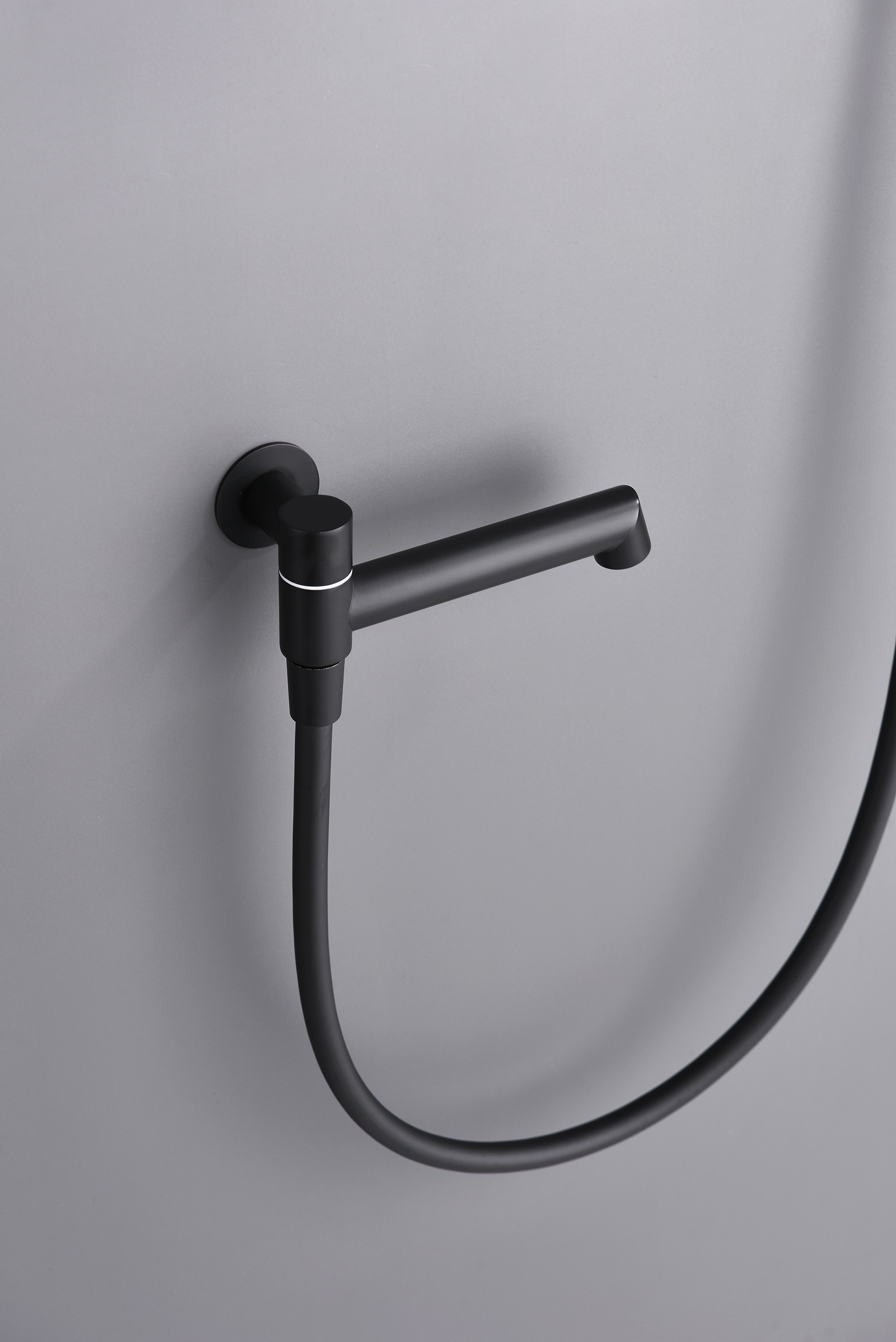 19165-C Смеситель встраиваемый для душа с 3-функ. (ЧЕРНЫЙ) GANZER (6/1шт)