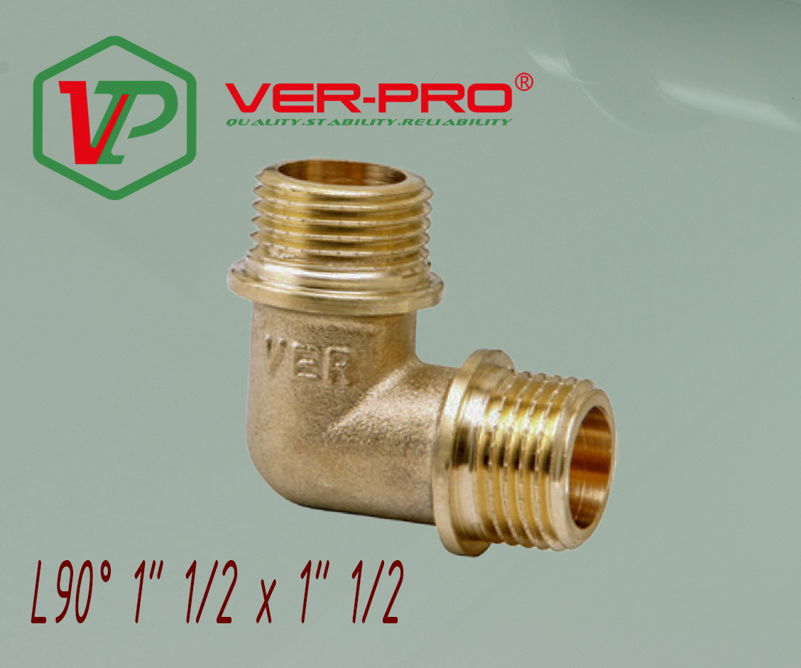 Уголок латун 1"1/2 Ш. х 1"1/2 Ш.   ViEiR  (26/2шт)