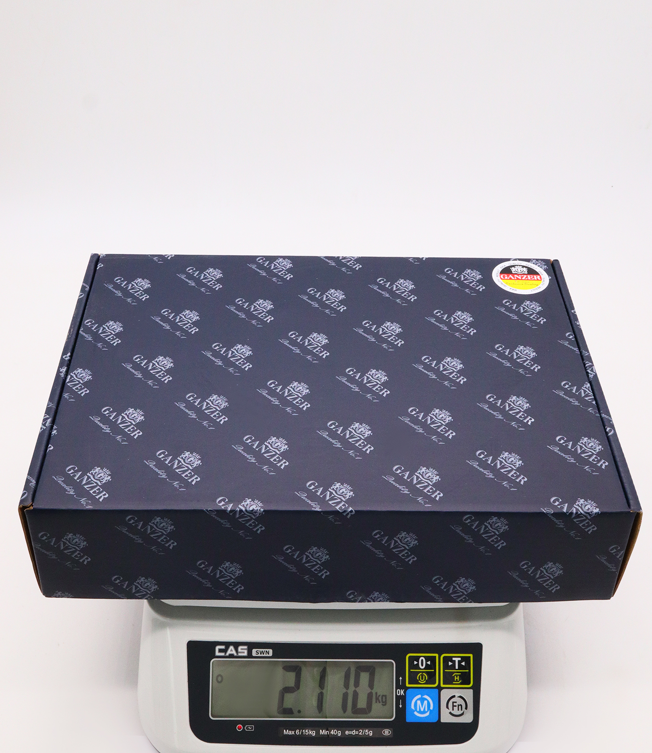 21012-F Смеситель для умыв. (ВЫСОКИЙ БЕЛЫЙ) GANZER  (10/1шт) Л/К