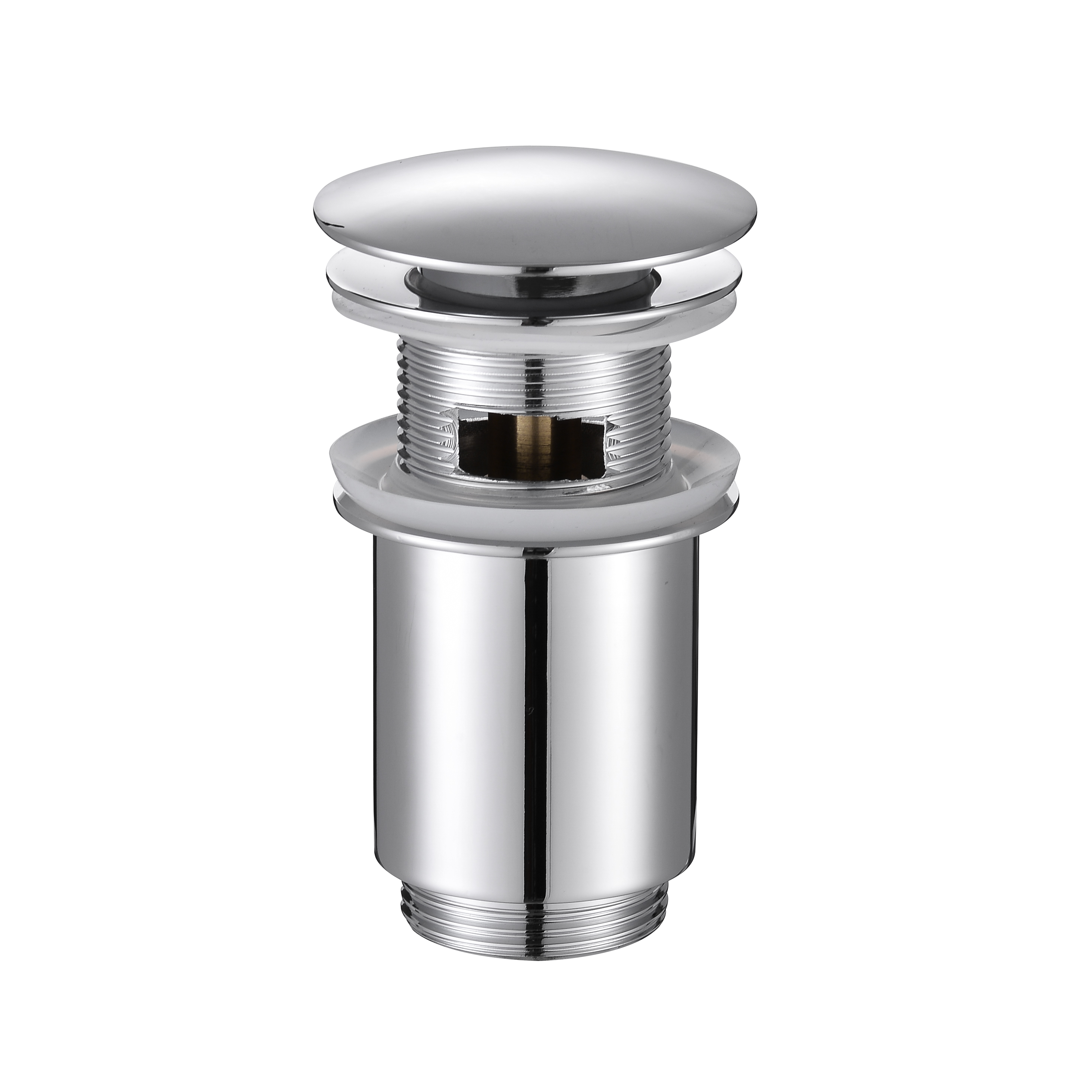 Донный клапан с переливом (ХРОМ)  GANZER  (50/1шт)