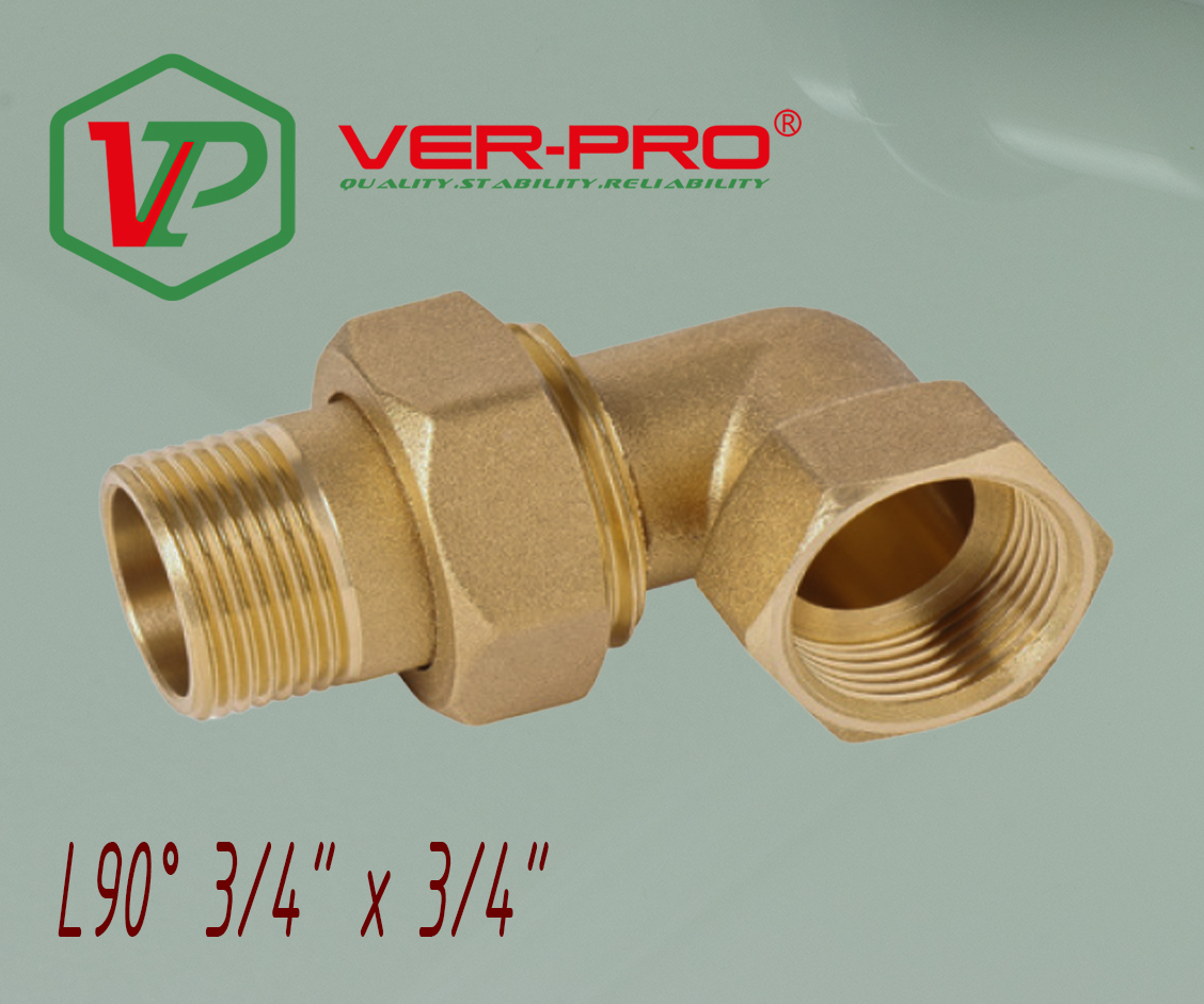 Угловая американка латун   3/4 г. х  3/4 ш. ViEiR  (70/5шт)