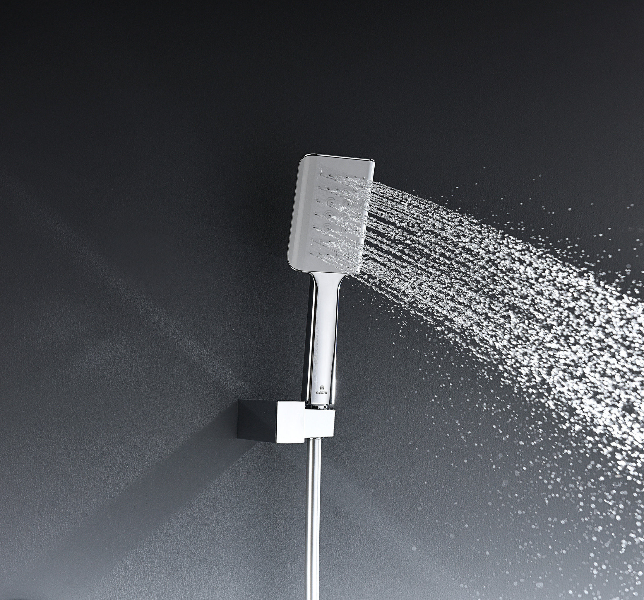 07165 Смеситель встраиваемый для душа с 3-функ. (ХРОМ) GANZER (6/1шт)