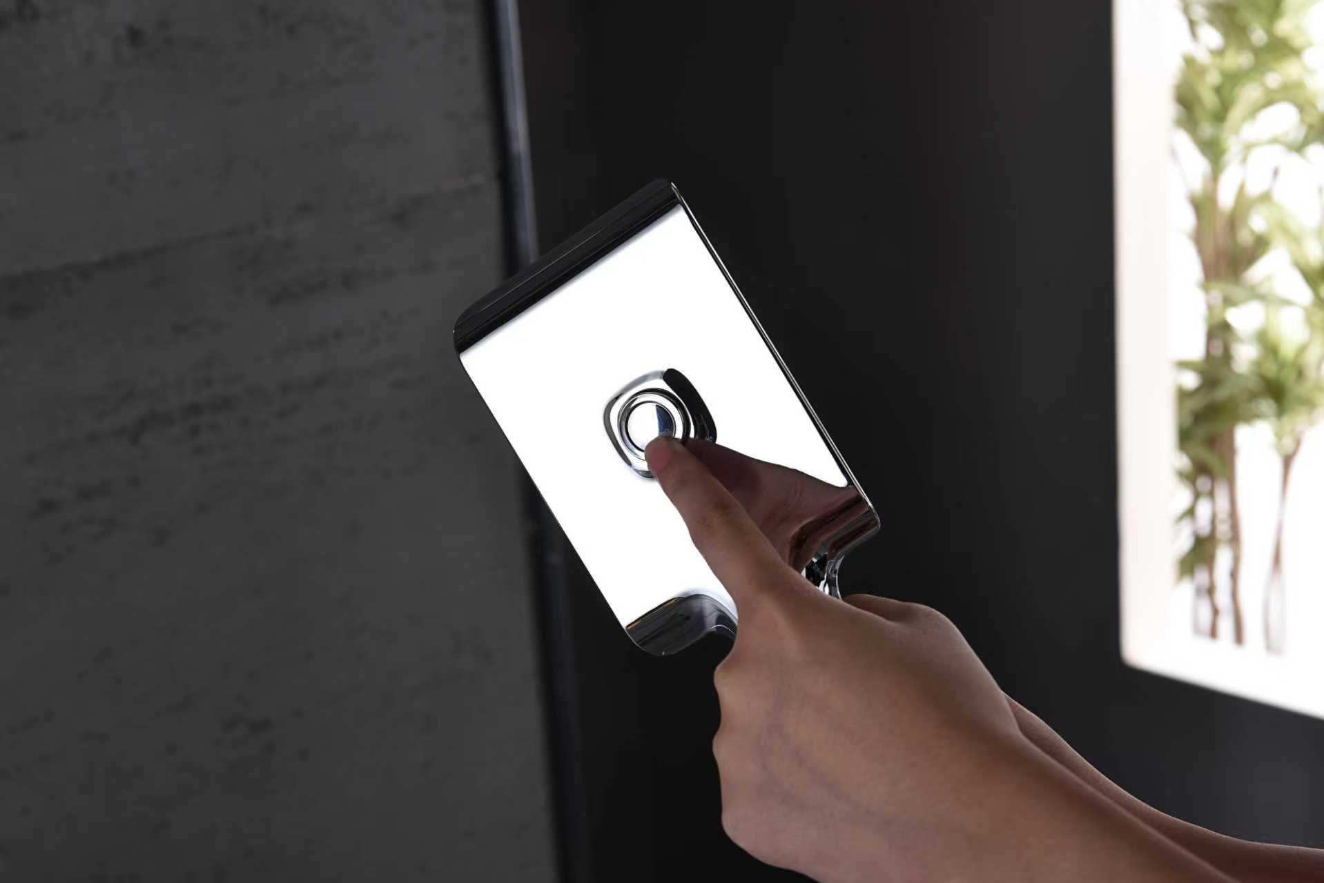 1055 Лейка для душа 1 режим. (самоочищающая,ХРОМ)  GANZER  (50/1шт)