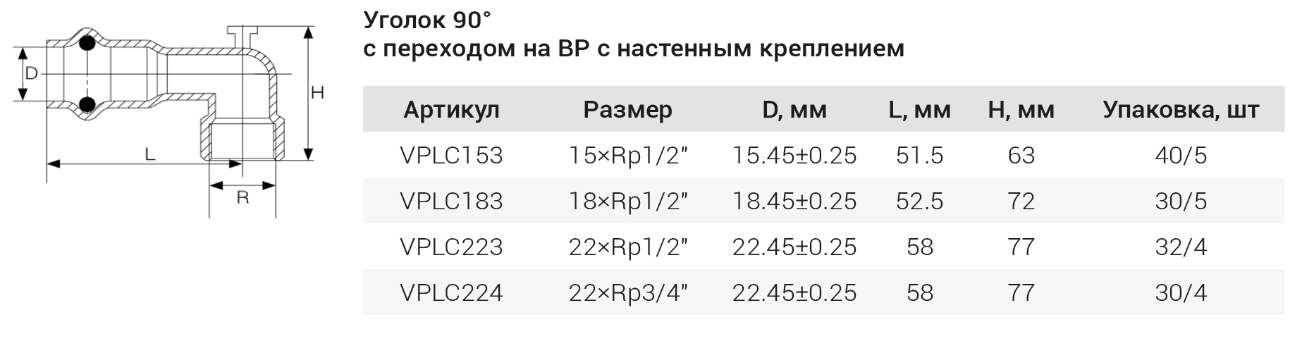 НЕРЖ Уголок с КРЕП. 15*1/2 г.  "VER-PRO"  (40/5шт)
