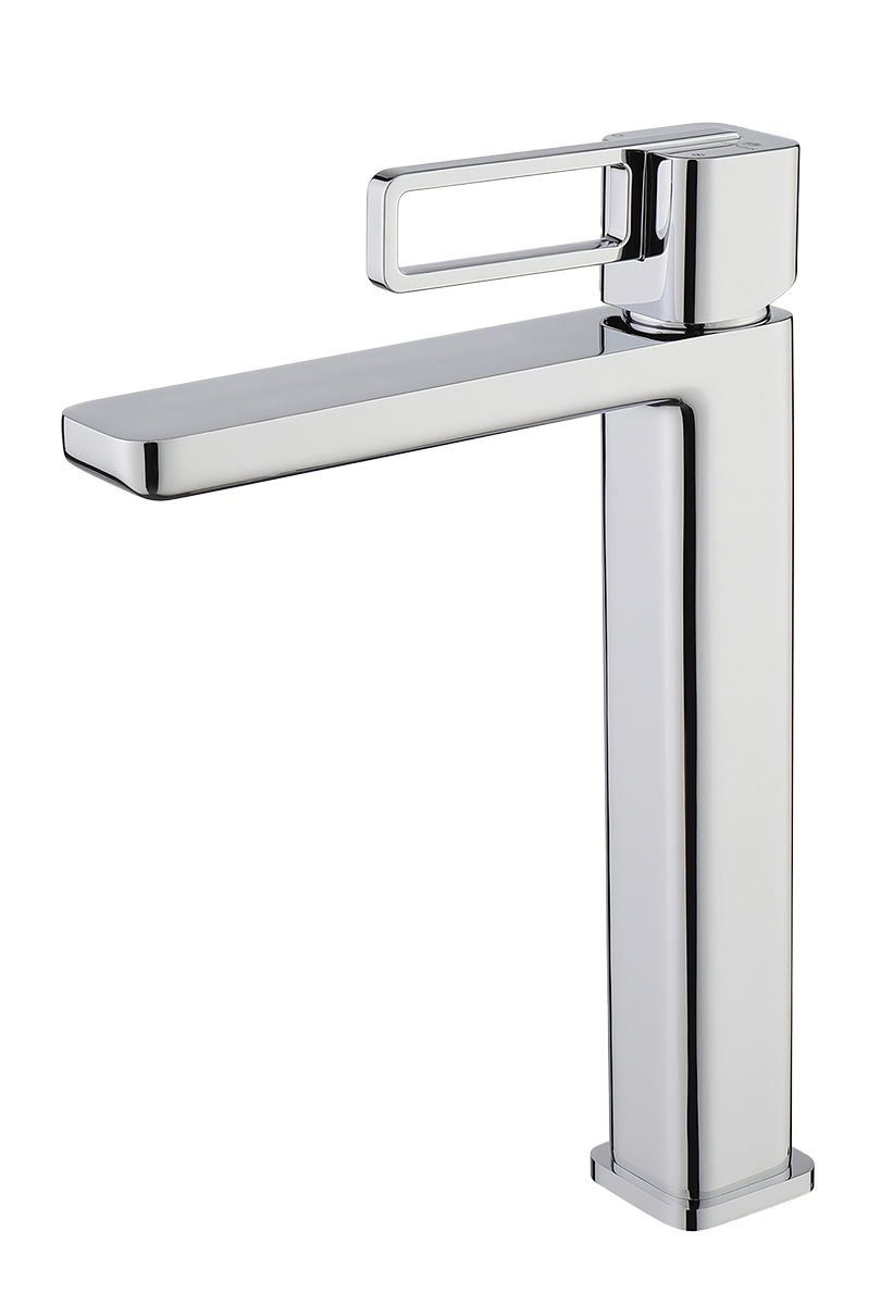 12112 Смеситель од. для раковины-чаши (ХРОМ) GANZER (10/1шт)