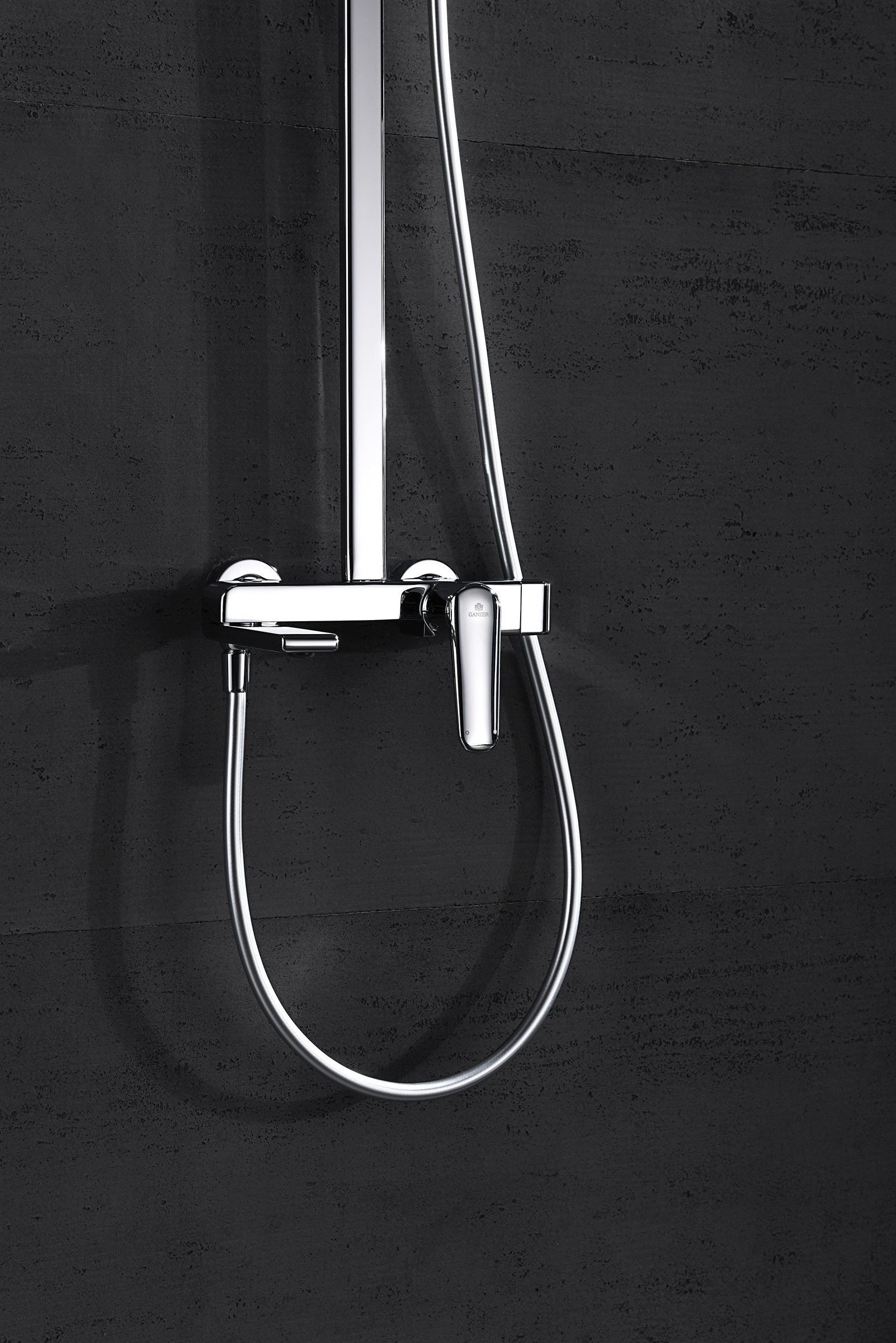 02162 Душевая система (ХРОМ) GANZER (5/1шт)