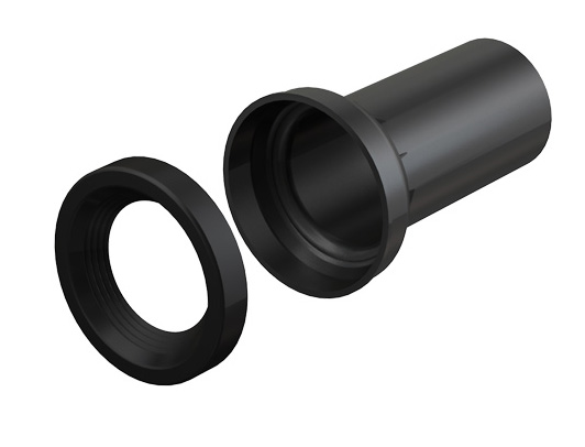 Трубка для инсталляции с рез. Ф90 х 300мм  АВА  (9/1шт)