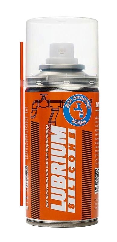 Силиконовая смазка (баллон,АЭРОЗОЛЬ) 210мл  LUBRIUM (12/1шт)