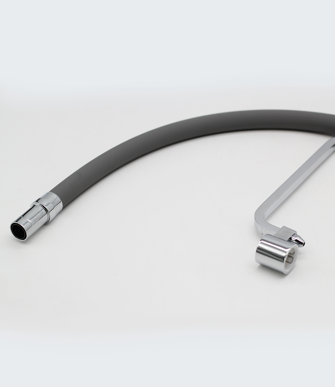 12026-H Смес. для кухни с гибким шлангом и под фильтр (СЕРЫЙ) GANZER (10/1шт) Л/К