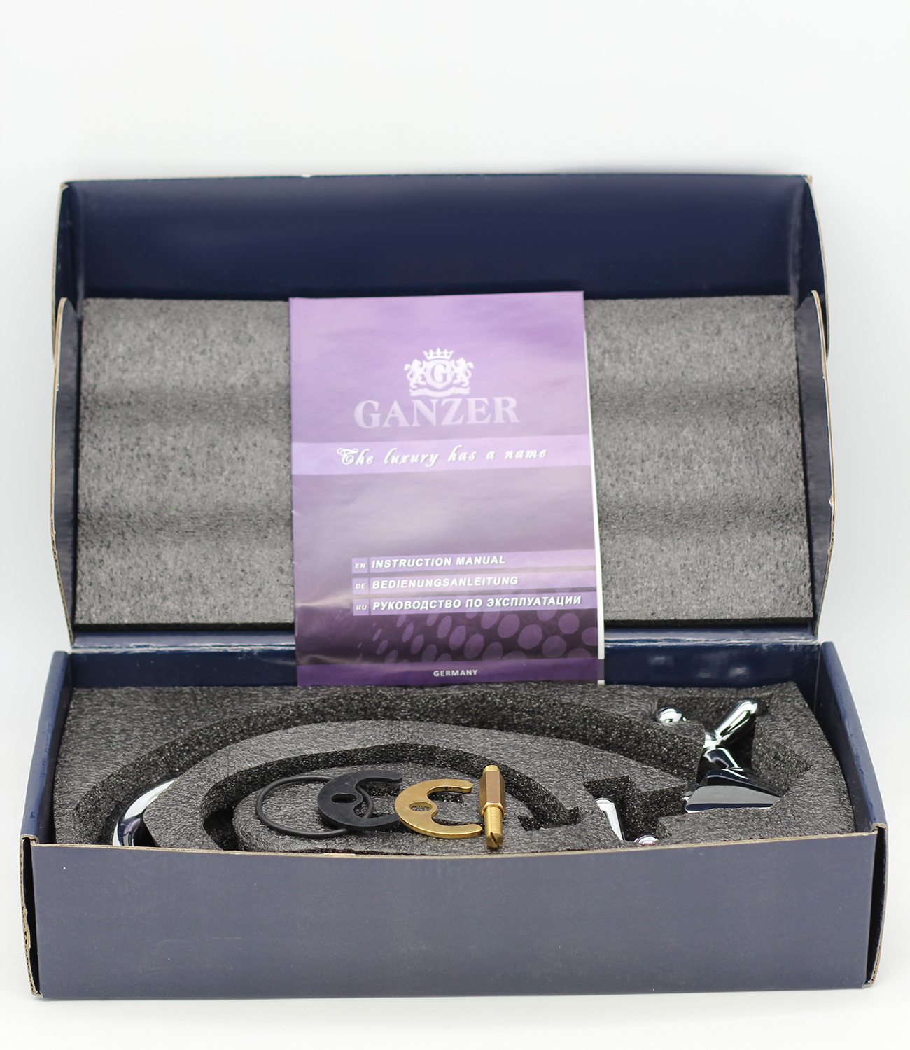 13022 Смеситель двухвентельный для кухни "GANZER"  (10/1шт)