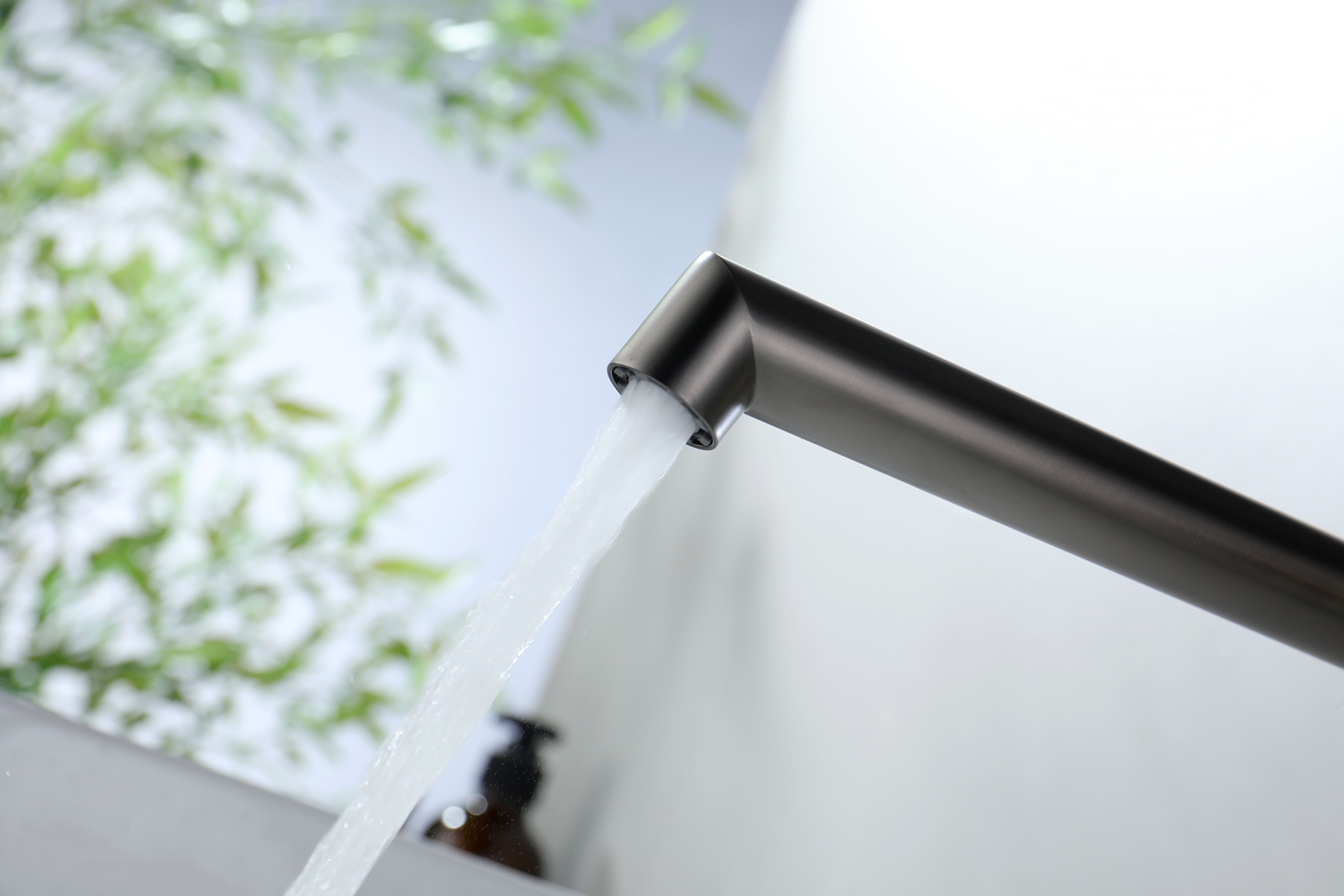 19144-Q Встроенный смес для рак. (ГРАФИТ) GANZER   (10/1шт)