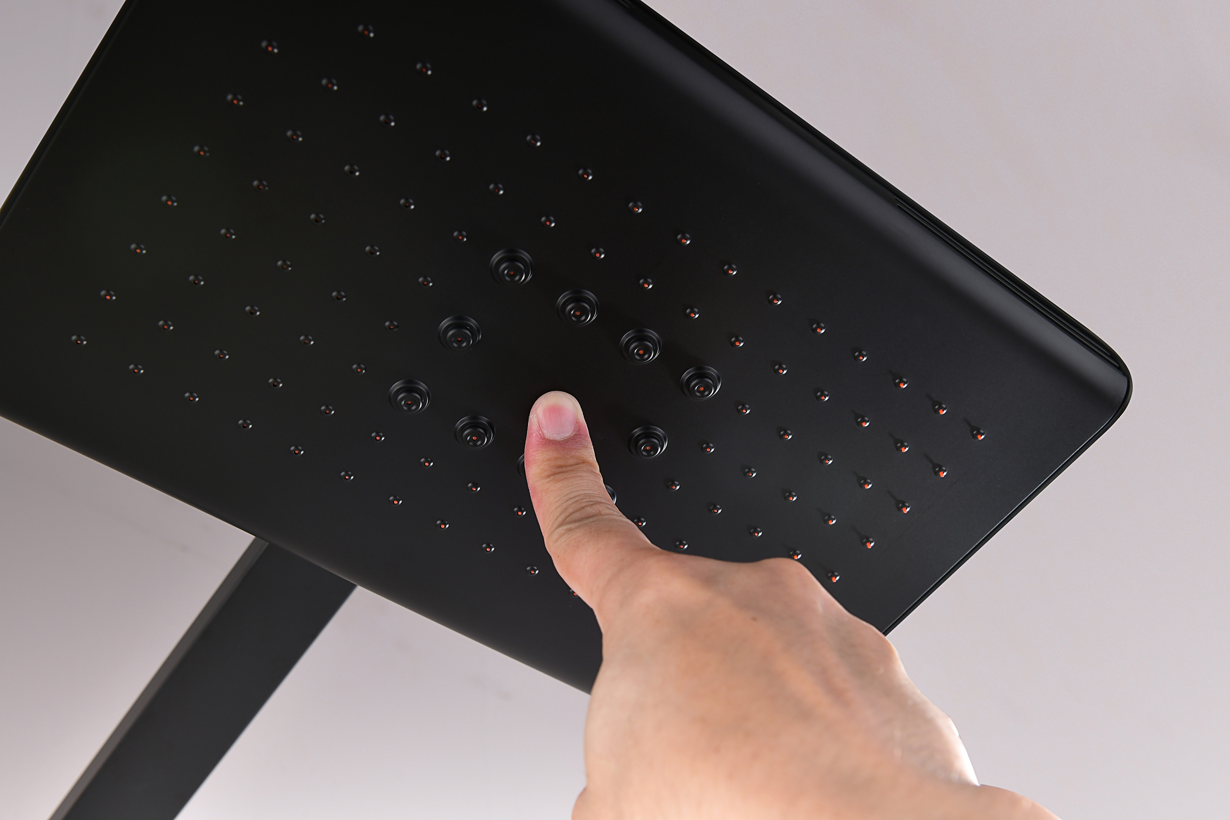 07165-C Смеситель встраиваемый для душа с 3-функ. (ЧЕРНЫЙ) GANZER (6/1шт)