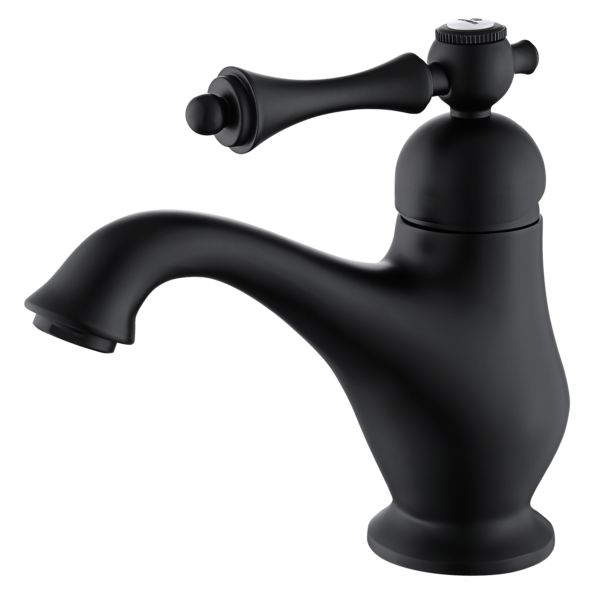 77111-C Смеситель для умыв. (ЧЕРНЫЙ)  GANZER  (10/1шт) Л/К