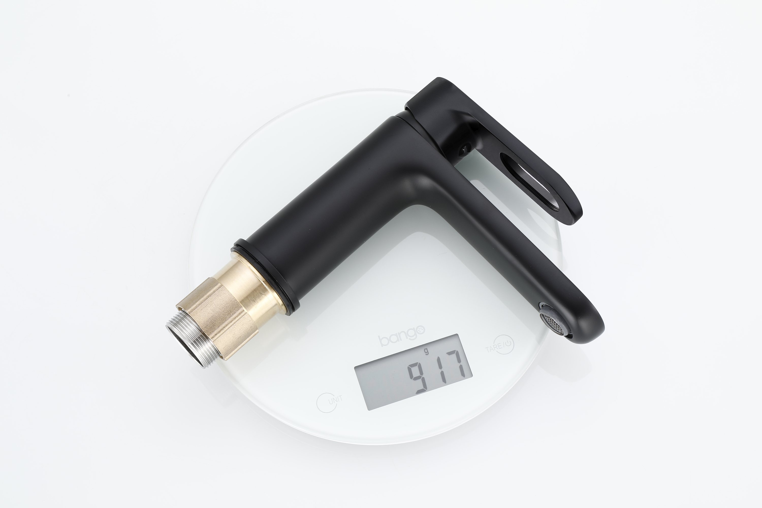 10016-C Смеситель для умывальника (ЧЕРНЫЙ) HANSEN  (10/1шт)