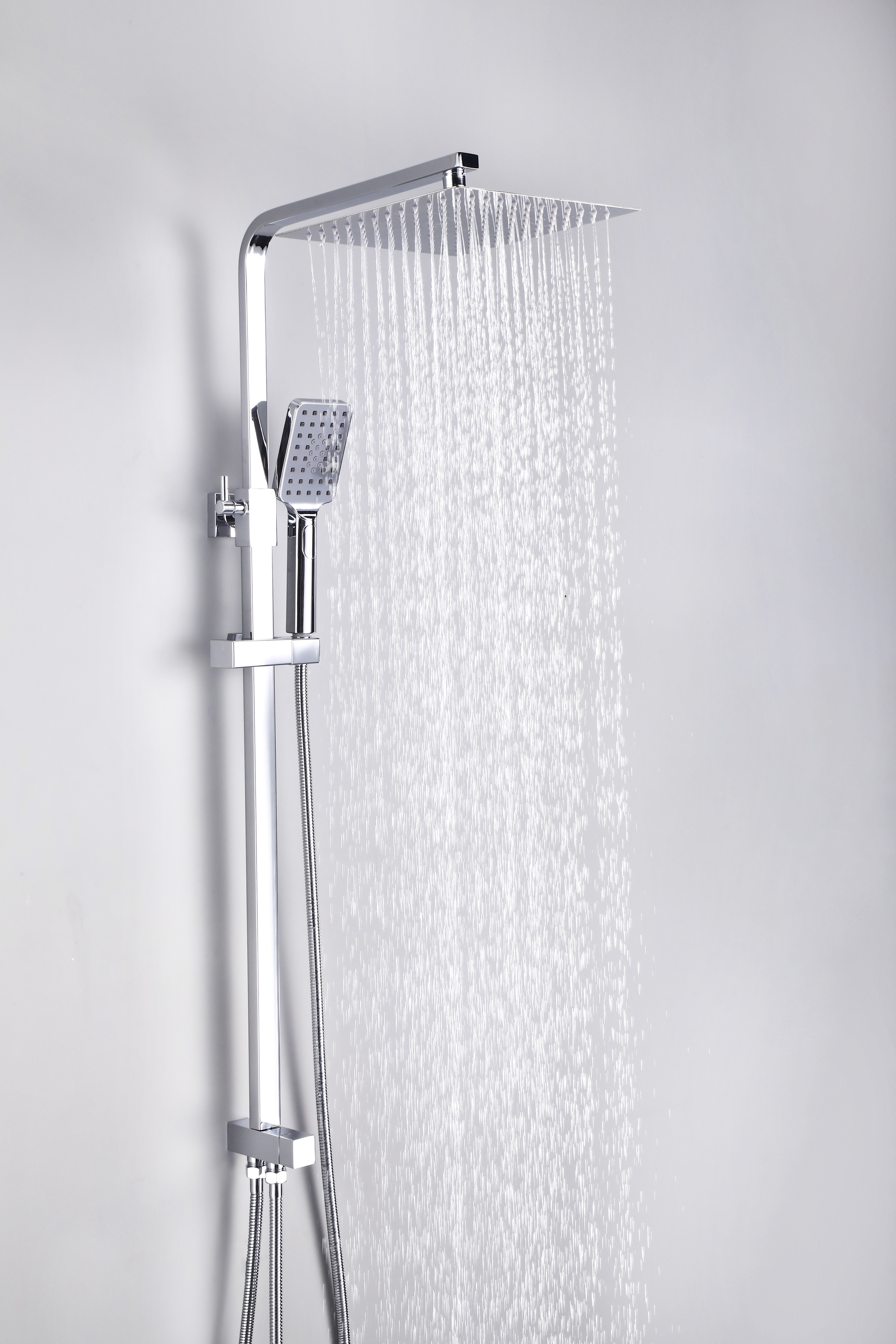 34002 Душевой релинг КВАДРАТ (шланг. под.)  HANSEN  (5/1шт)