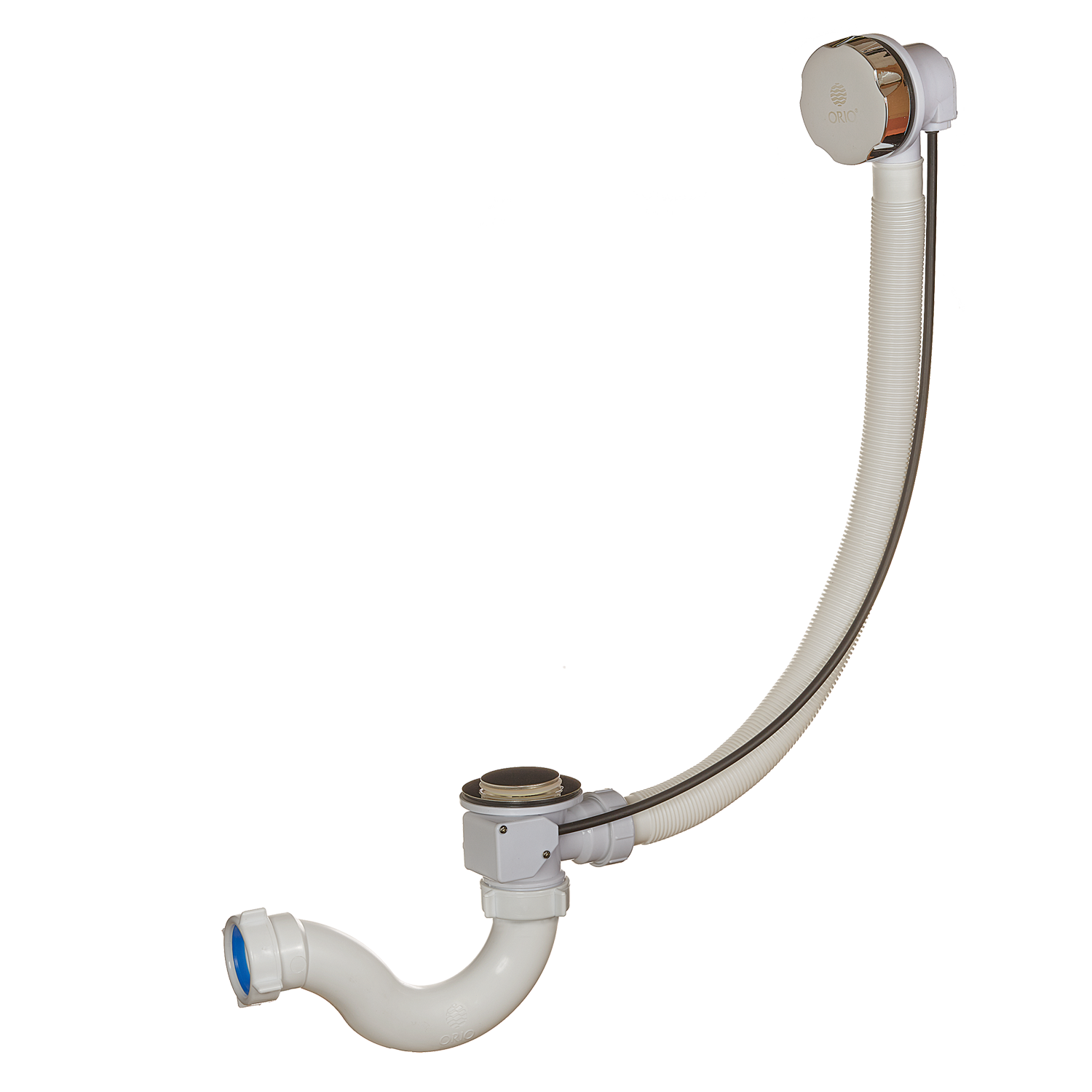 2408 Сифон для ванны+переливом ПОЛ/АВТ ОРИО (25шт)