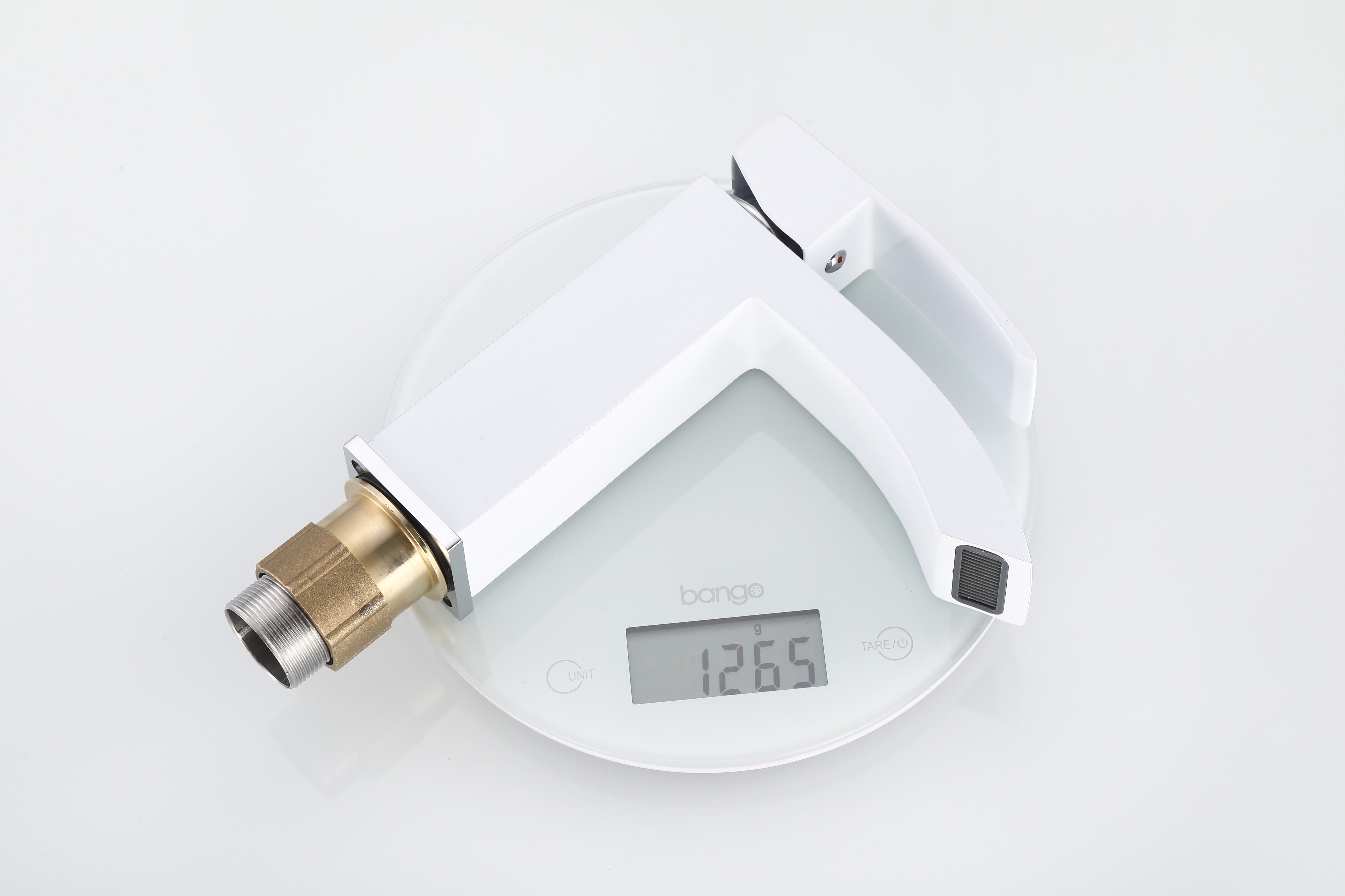 10044-F Смес. од. для рак. (БЕЛ./ХРОМ) HANSEN  (10/1шт)