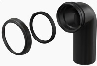 Уголок для инсталляции Ф90х90-90°  АВА SYSTEM  (9/1шт)