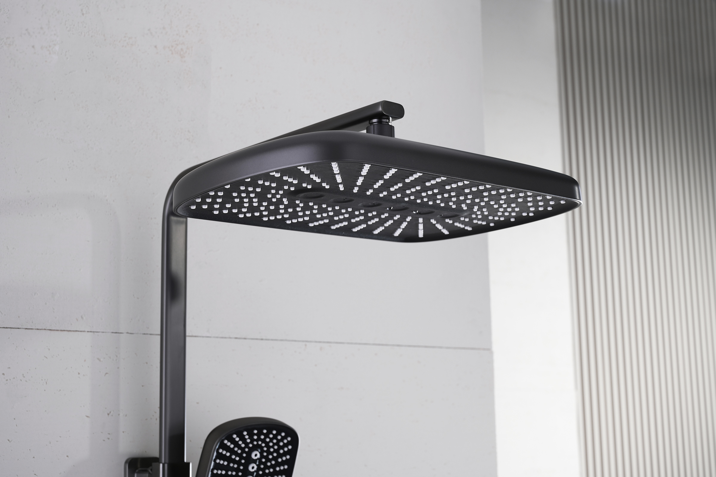 12163-Q Душевая система (ГРАФИТ) GANZER (5/1шт)