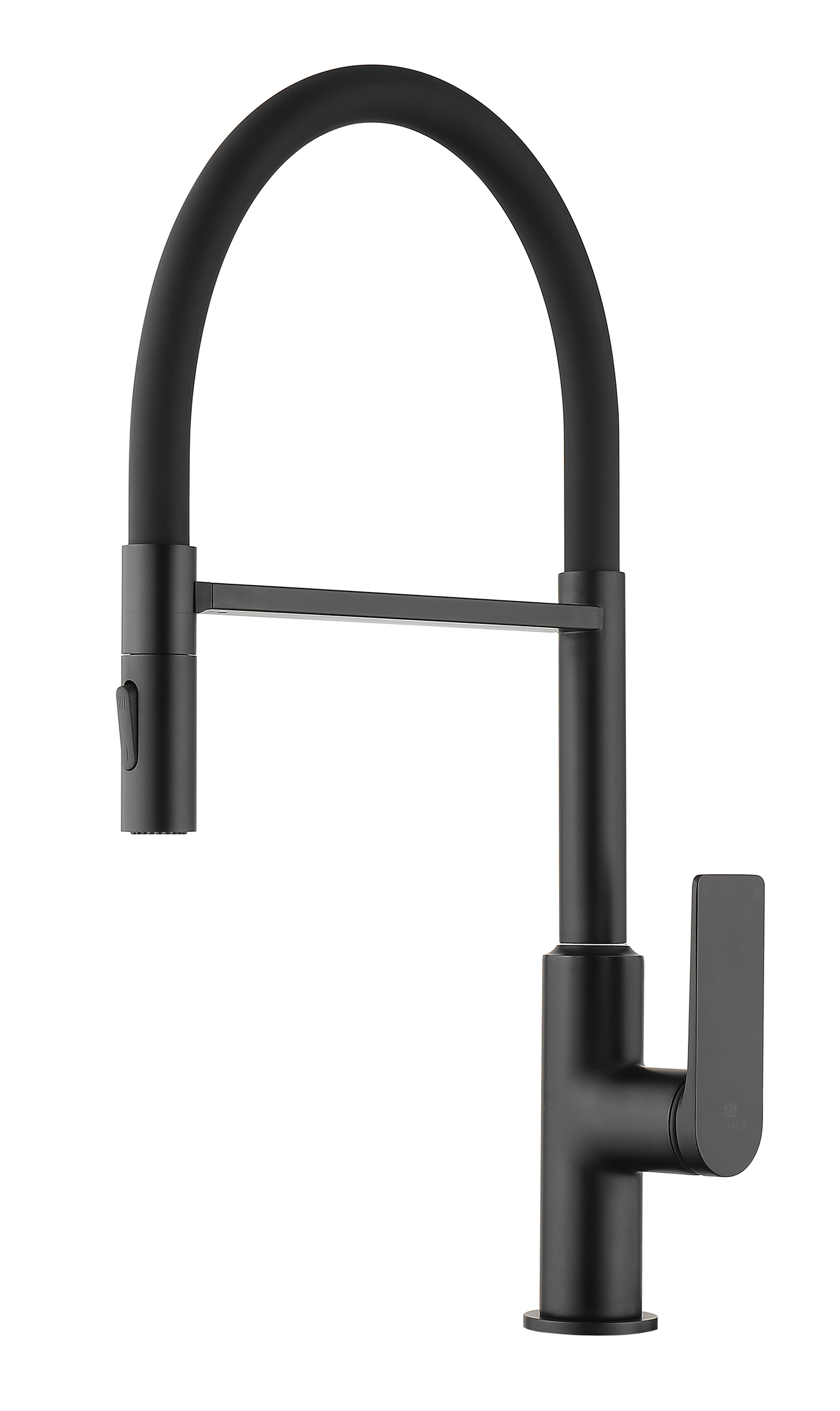 07126-C Смеситель для кухни с гиб. МАГНИТ. изливом (ЧЕР.+ЧЕР.) GANZER (10/1шт)