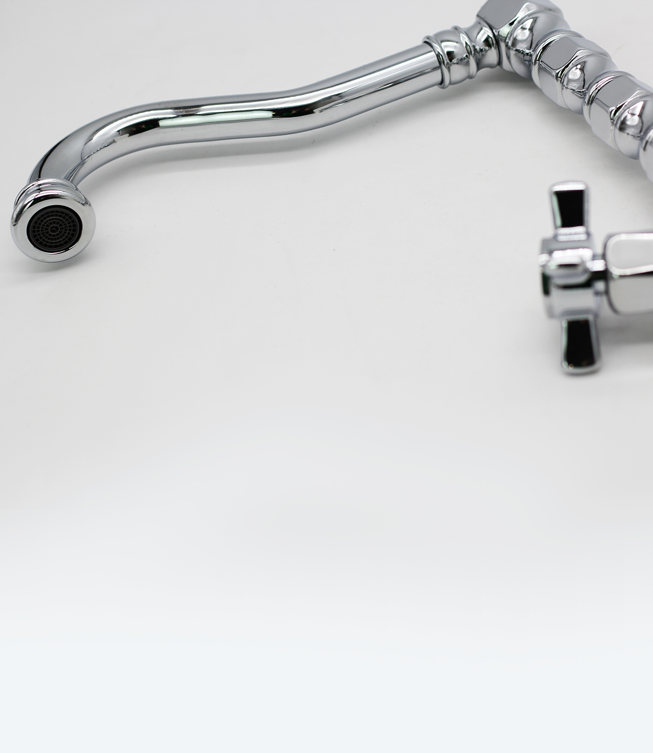 15022 Смеситель двухвентельный для кухни "GANZER"  (10/1шт)