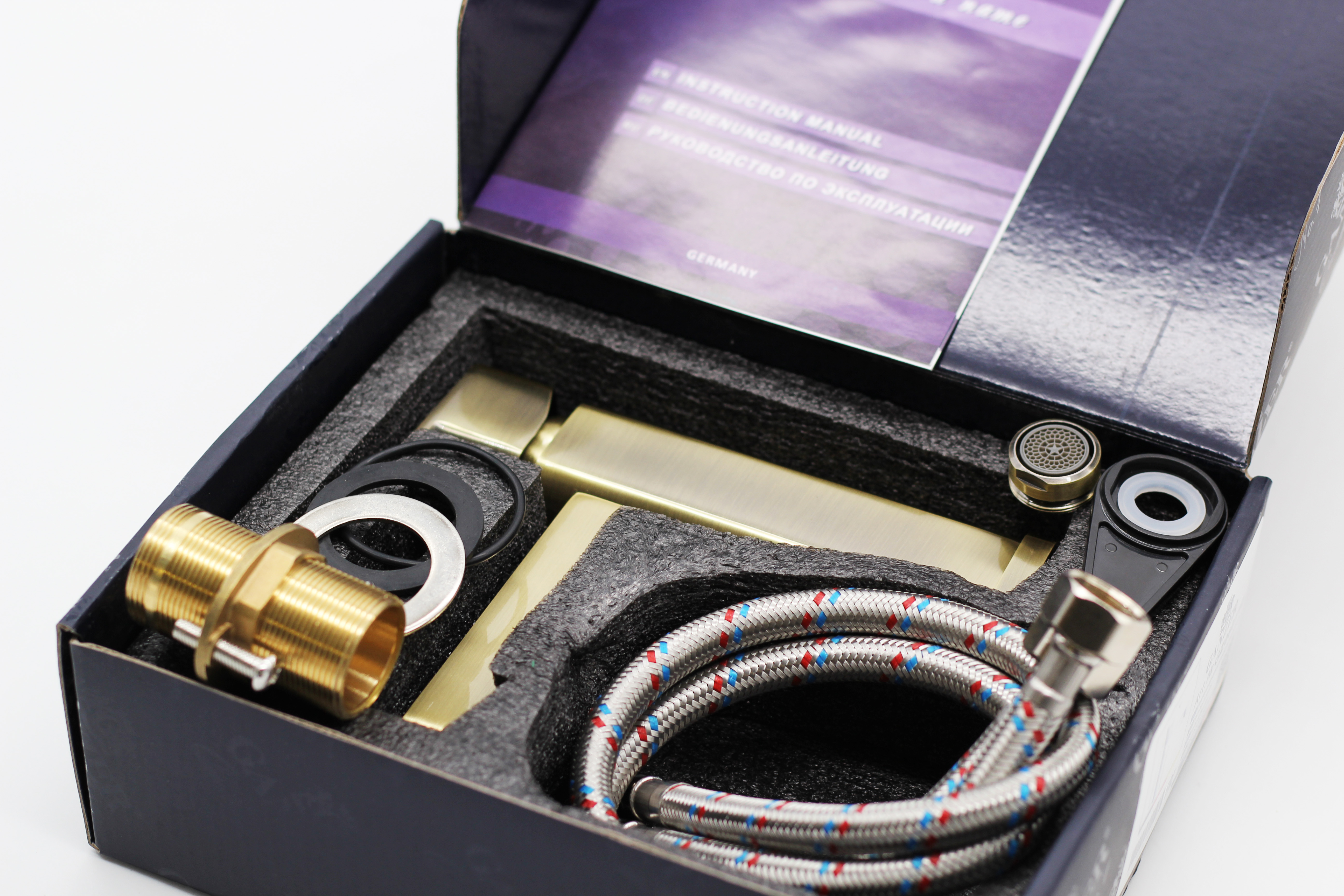 06011-D Смес. для умывальника (БРОНЗ) GANZER  (10/1шт) Л/К