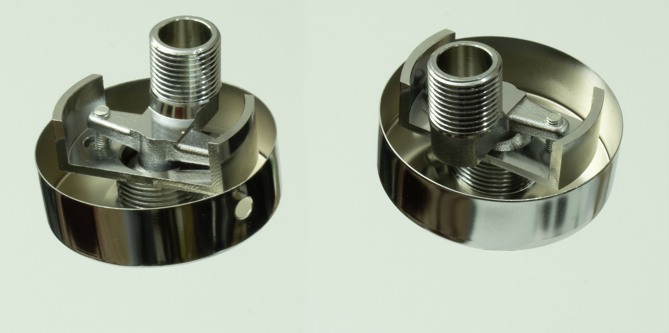 Эксцентрик  шарнирный для смесителя 1/2 х 3/4  ViEiR  (50/1пар)