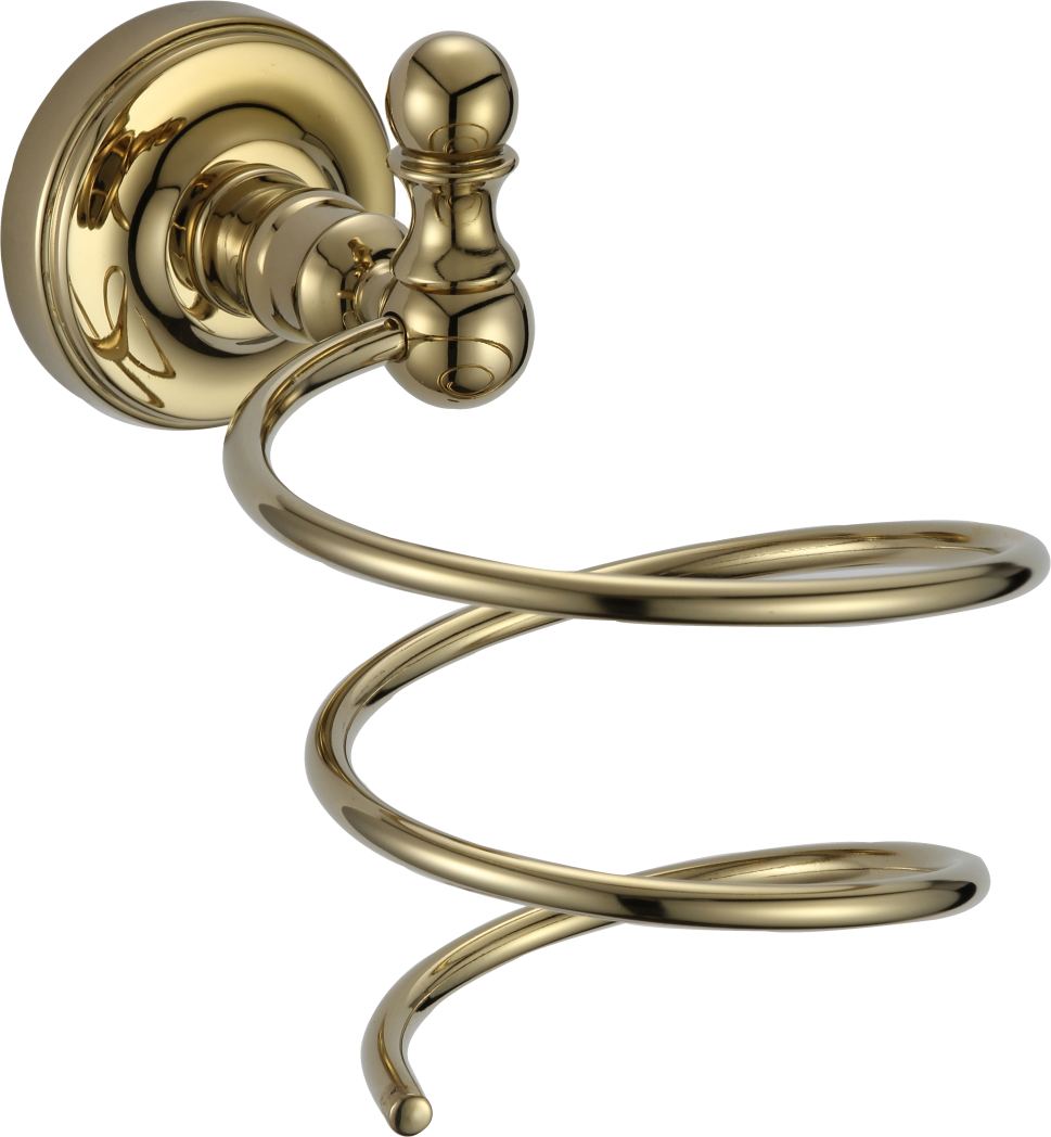 31042-E Держатель для фена (ЗОЛОТО) GANZER (20/1шт)