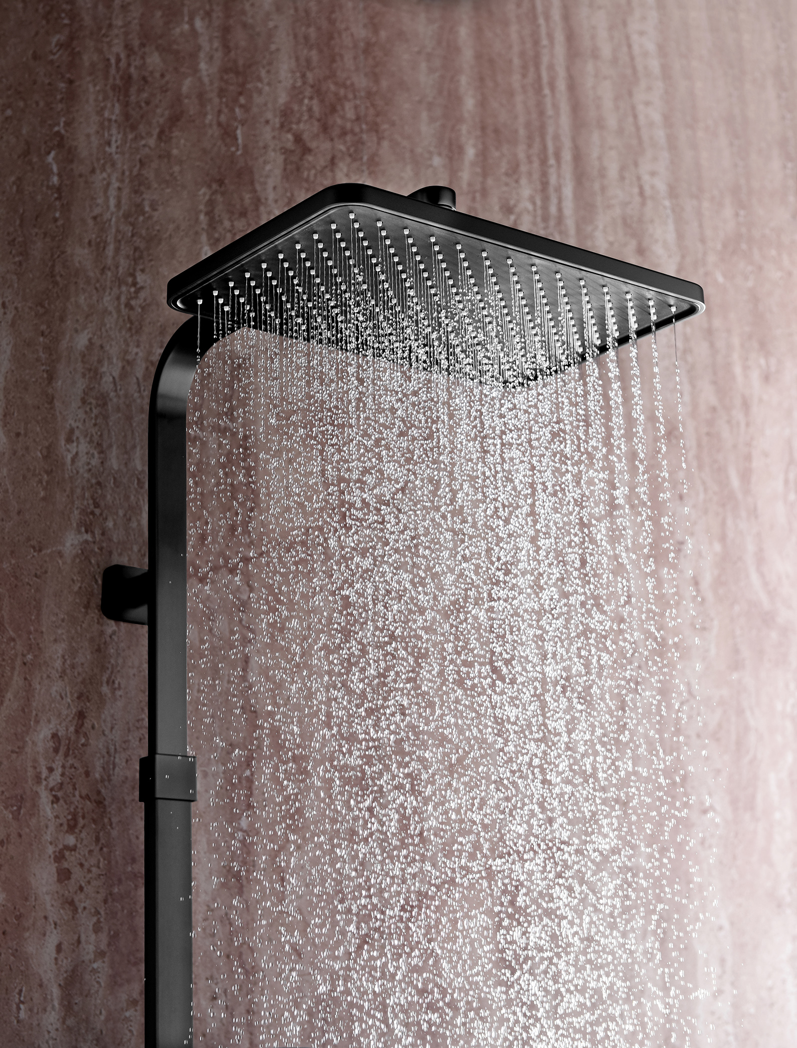 44161-C Душевая система (ЧЕРНЫЙ) GANZER (5/1шт)