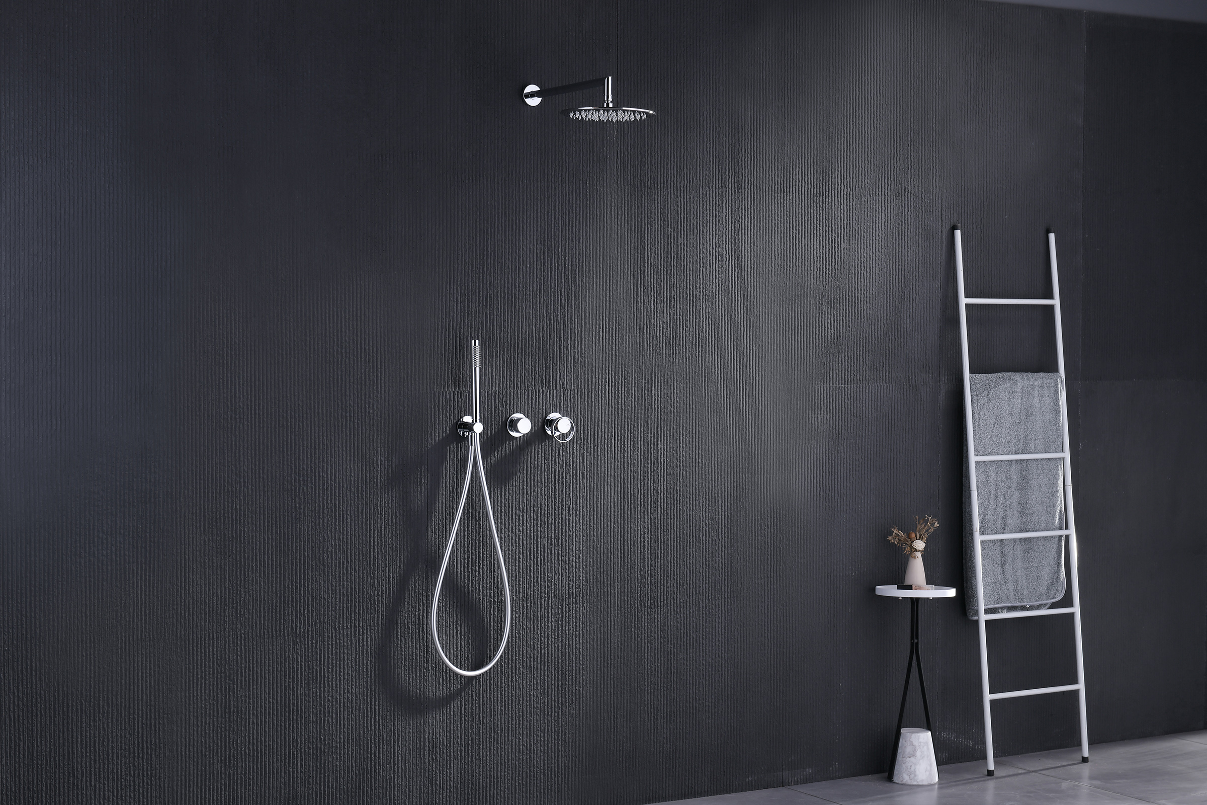 19164 Встроенный смес для душа с 2-функ. (ХРОМ) GANZER  (6/1шт)