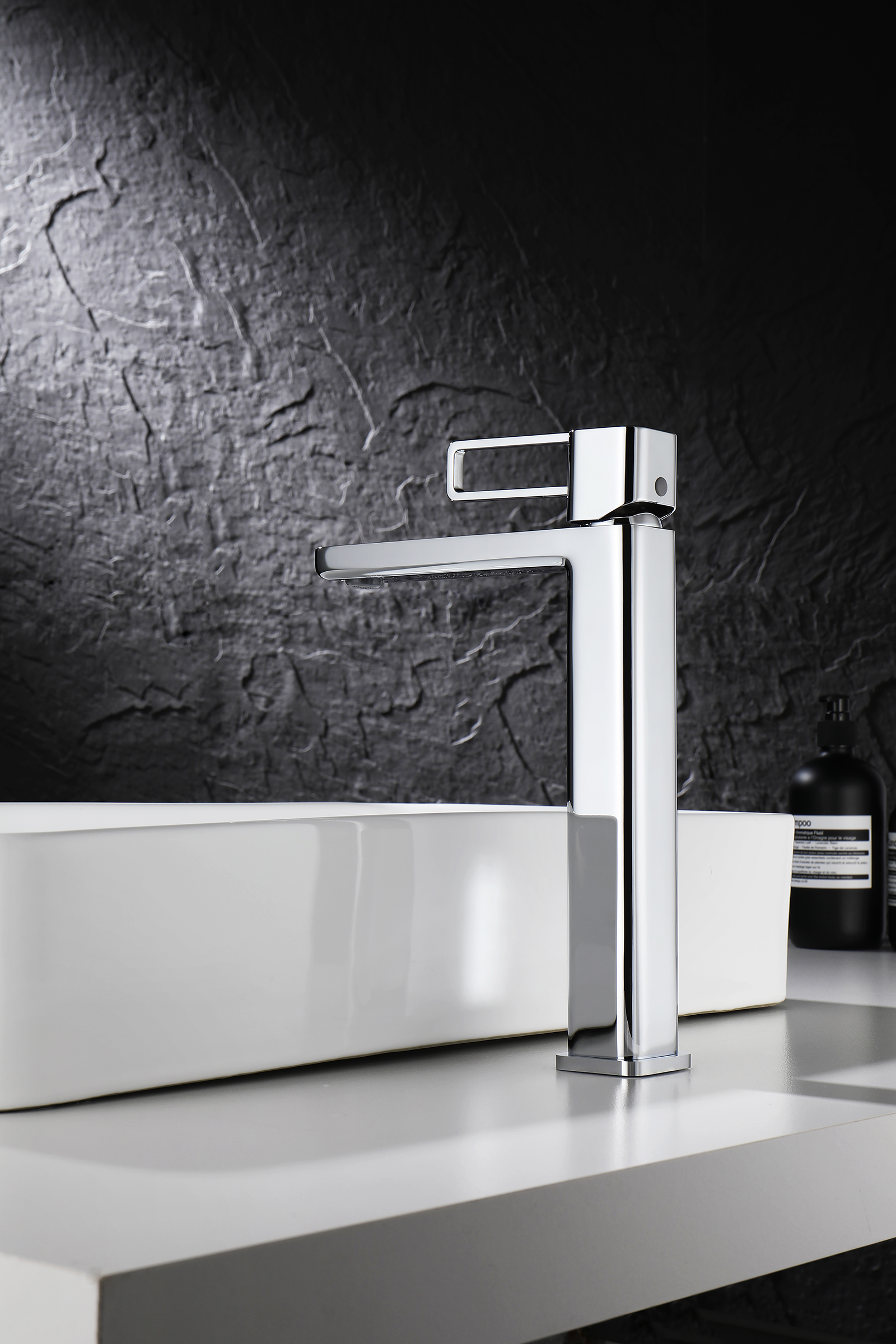 12112 Смеситель од. для раковины-чаши (ХРОМ) GANZER (10/1шт)