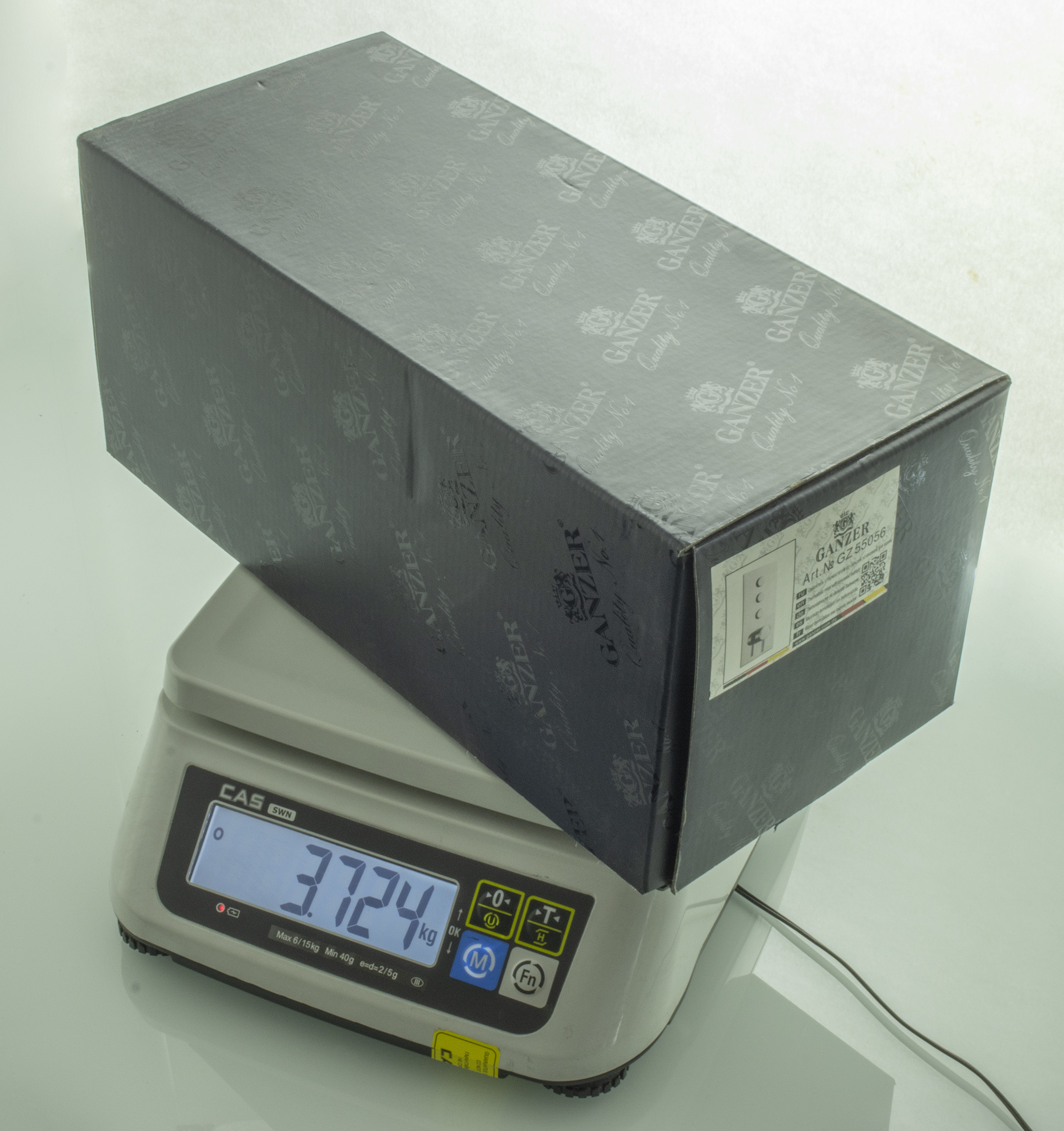 55056 Вст. смес для душа с 3-функ.(квадрат) "GANZER"  (6/1шт)