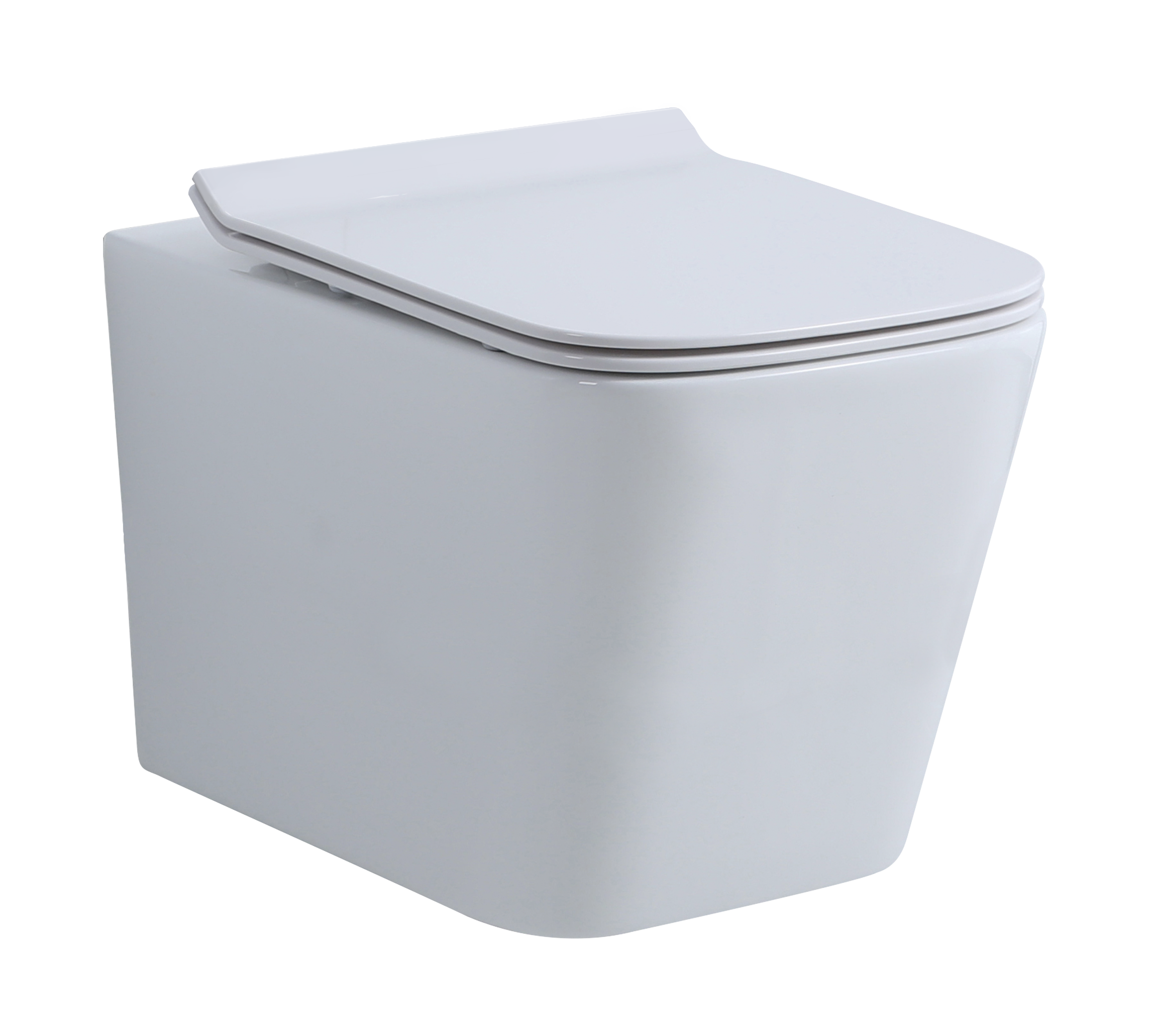 Унитаз подвесной, квадрат (БЕЛЫЙ)  GANZER