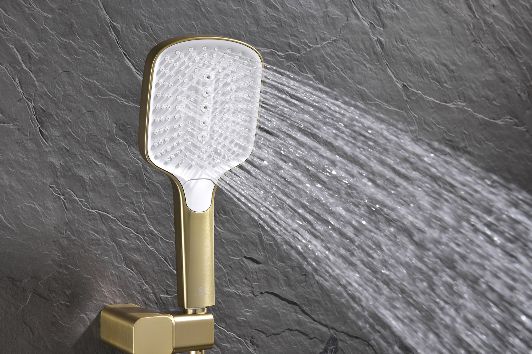 12165-S Смеситель встраиваемый для душа с 3-функ. (Мат. Золото) GANZER (6/1шт)