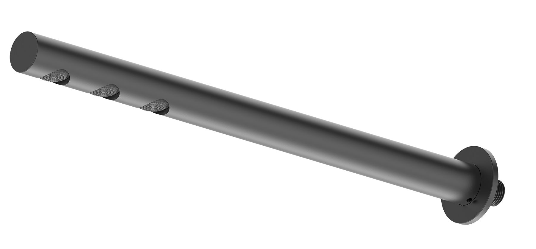 18540-Q Тропическая трубчатая лейка, круглая 45см (ГРАФИТ)  GANZER  (25/1шт)