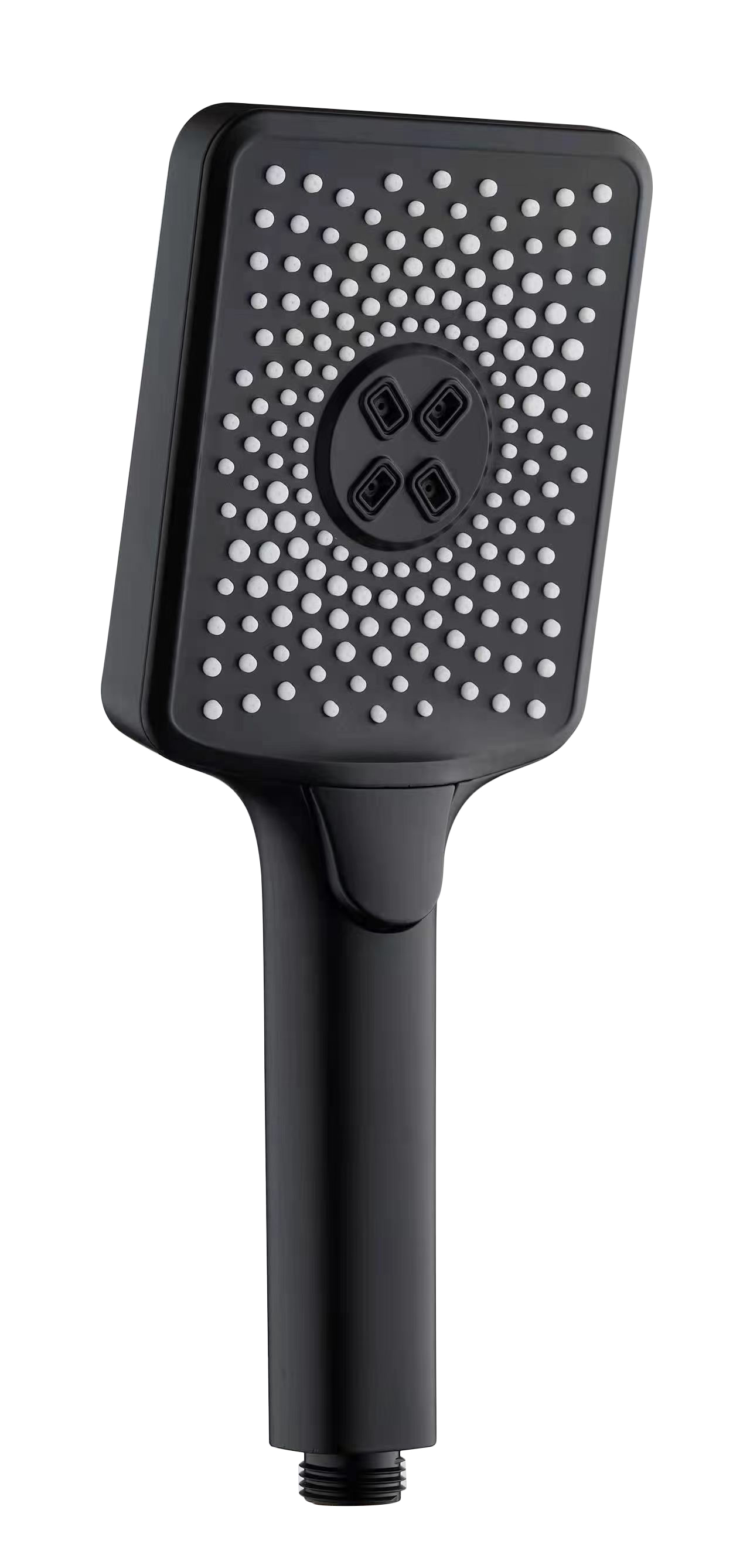 3022-1 Лейка для душа, черный 10*26.5см (3-функций, кнопка) HANSEN (50/1шт)