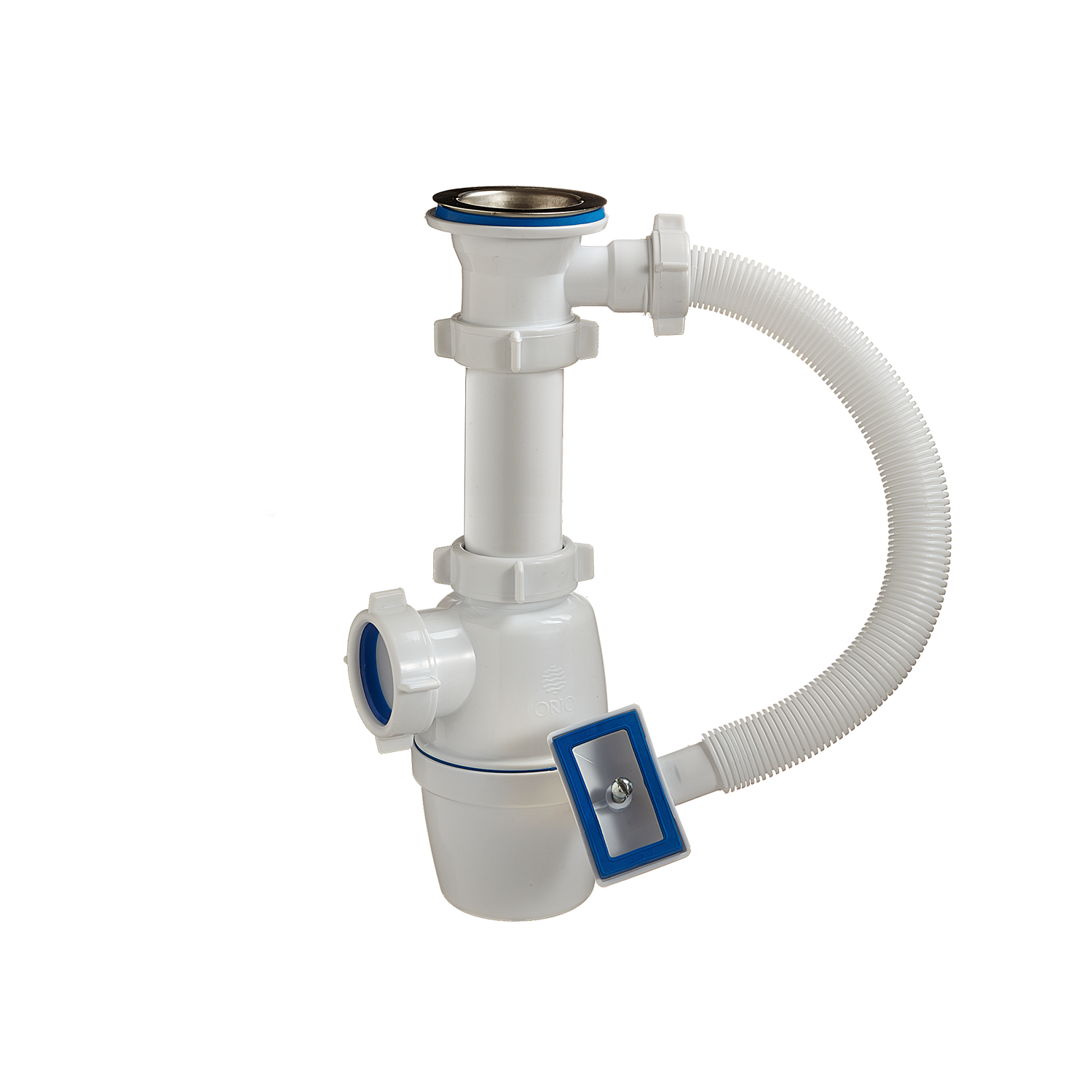 4004 Сифон бутылочный 1 1/2 40 с КВАД. пер. ОРИО (35/1шт)