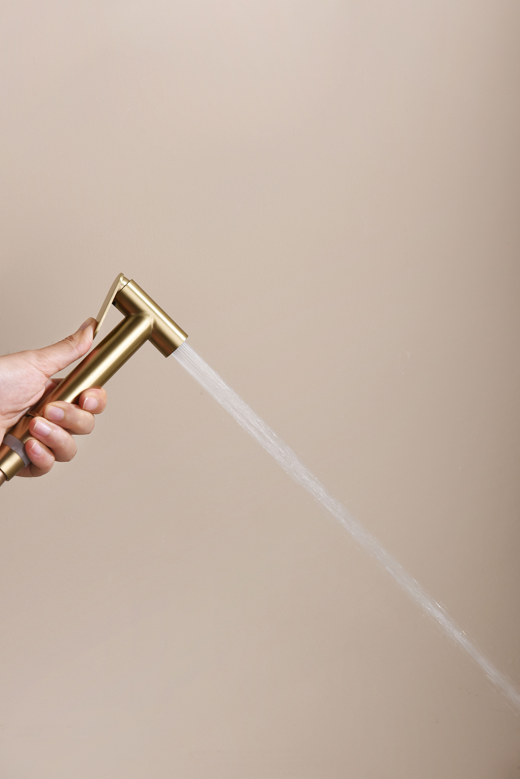 19157-S Смеситель встраиваемый с ГИГ. душем (Мат. Золото) GANZER (10/1шт)