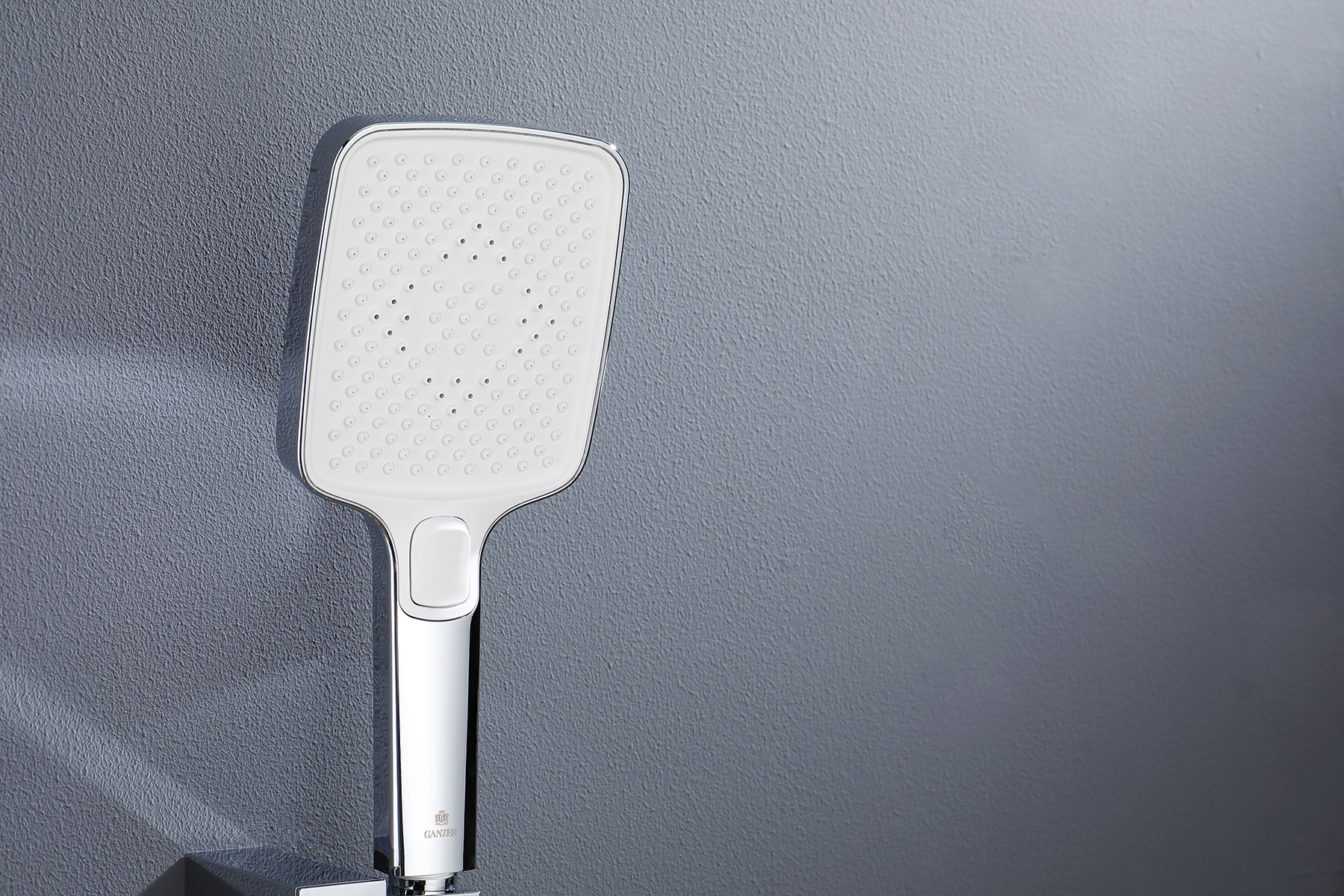 44165-F Смеситель встраиваемый для душа с 3-функ. (Белый/Хром) GANZER (6/1шт)