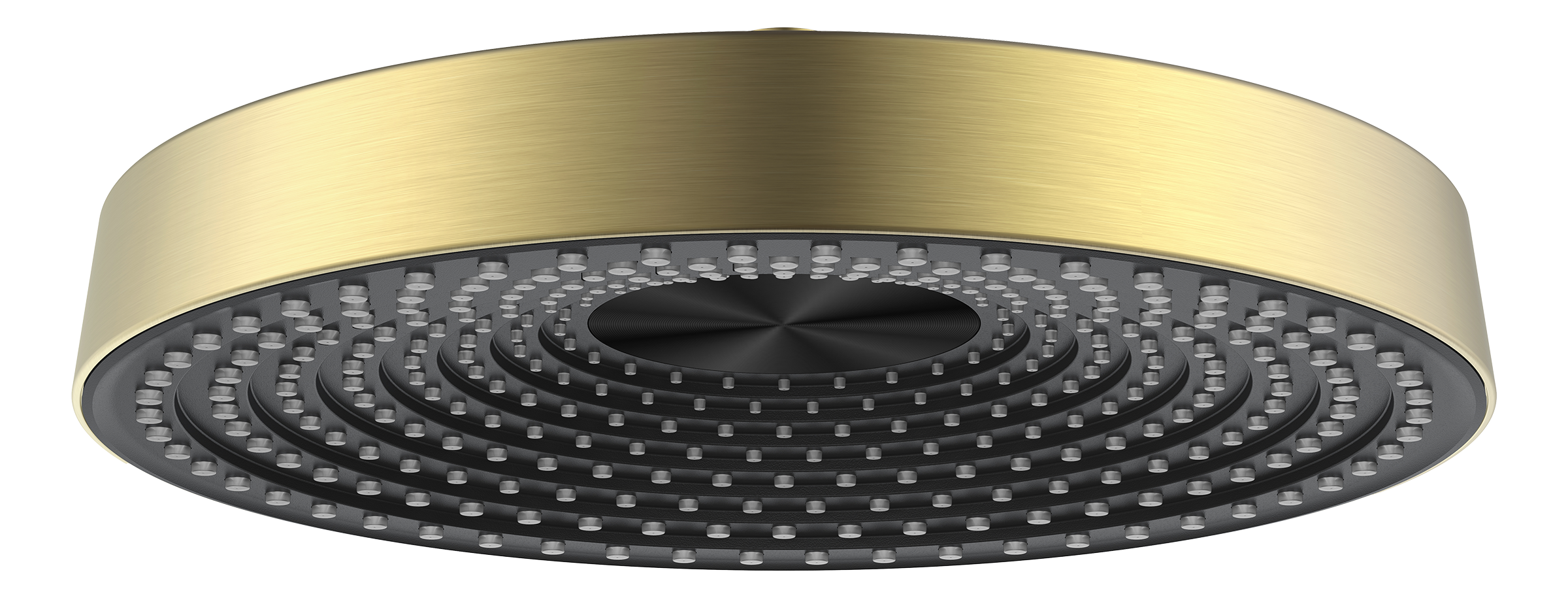 10529-S Тропическая лейка, круглая 30см (Мат. Золото)  GANZER  (12/1шт)