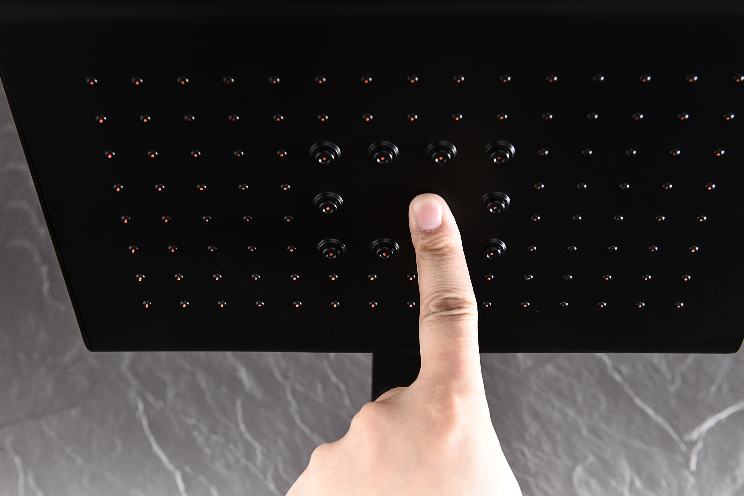 07162-C Душевая система (ЧЕРНЫЙ) GANZER (5/1шт)